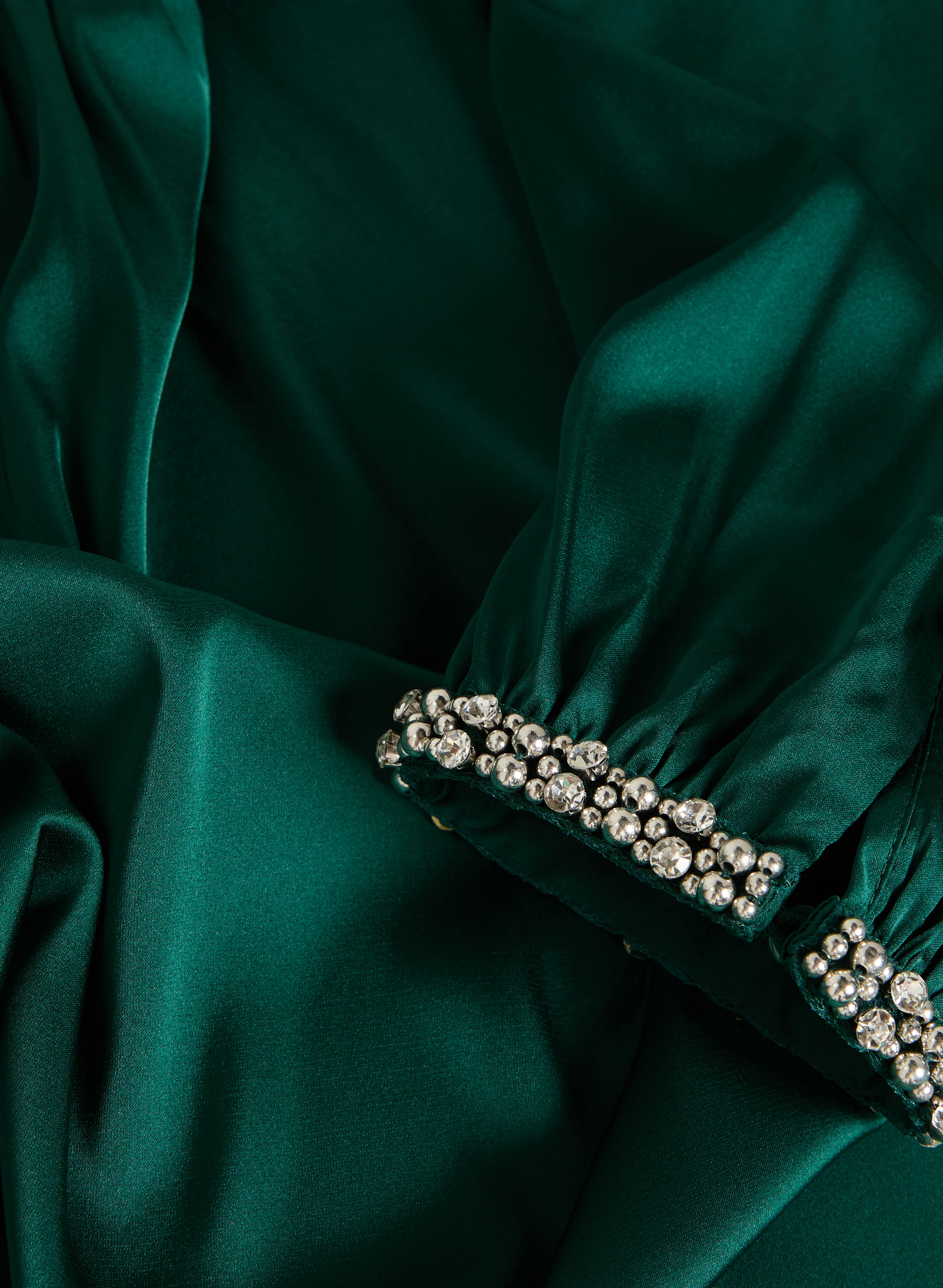 Embellished Satin Blouse - Image 6