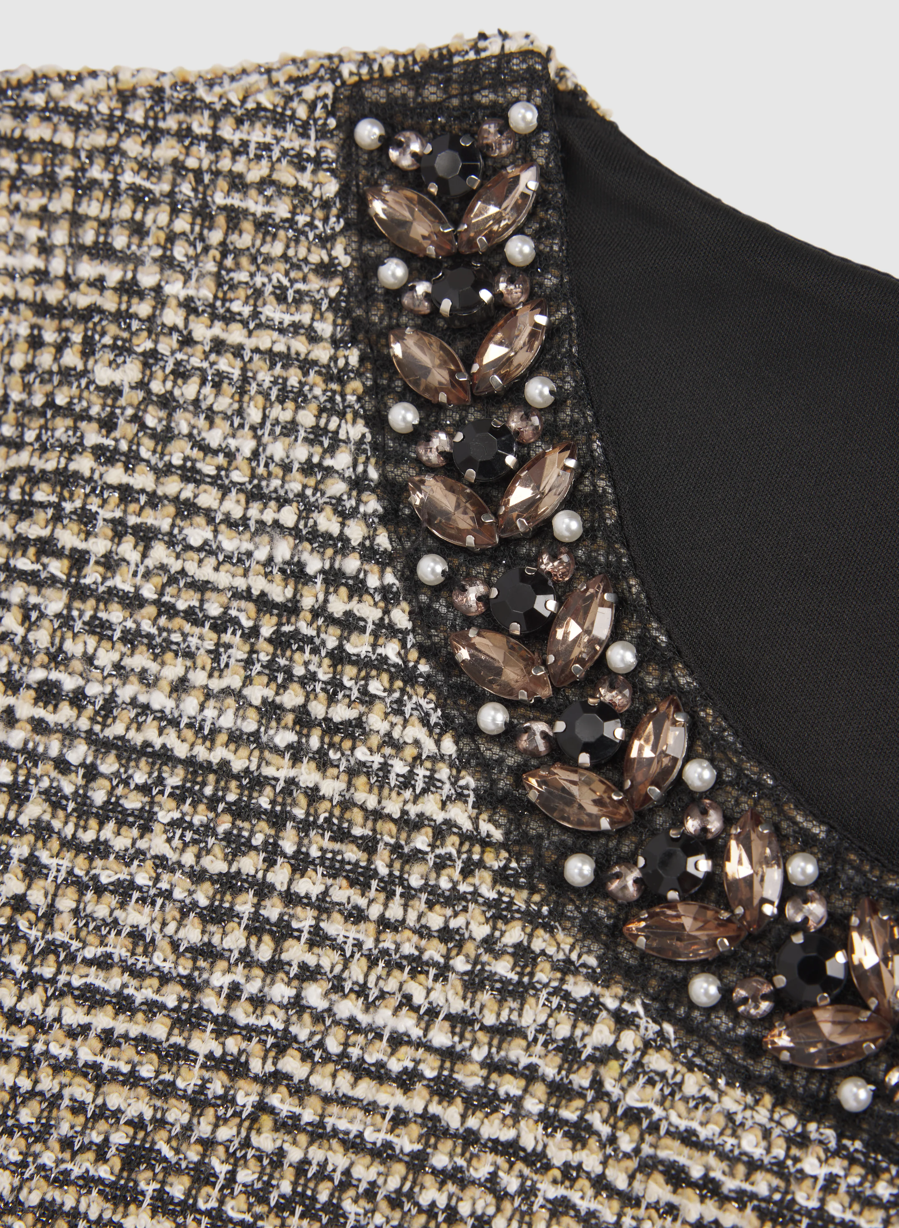 Embellished Tweed Dress - Image 7