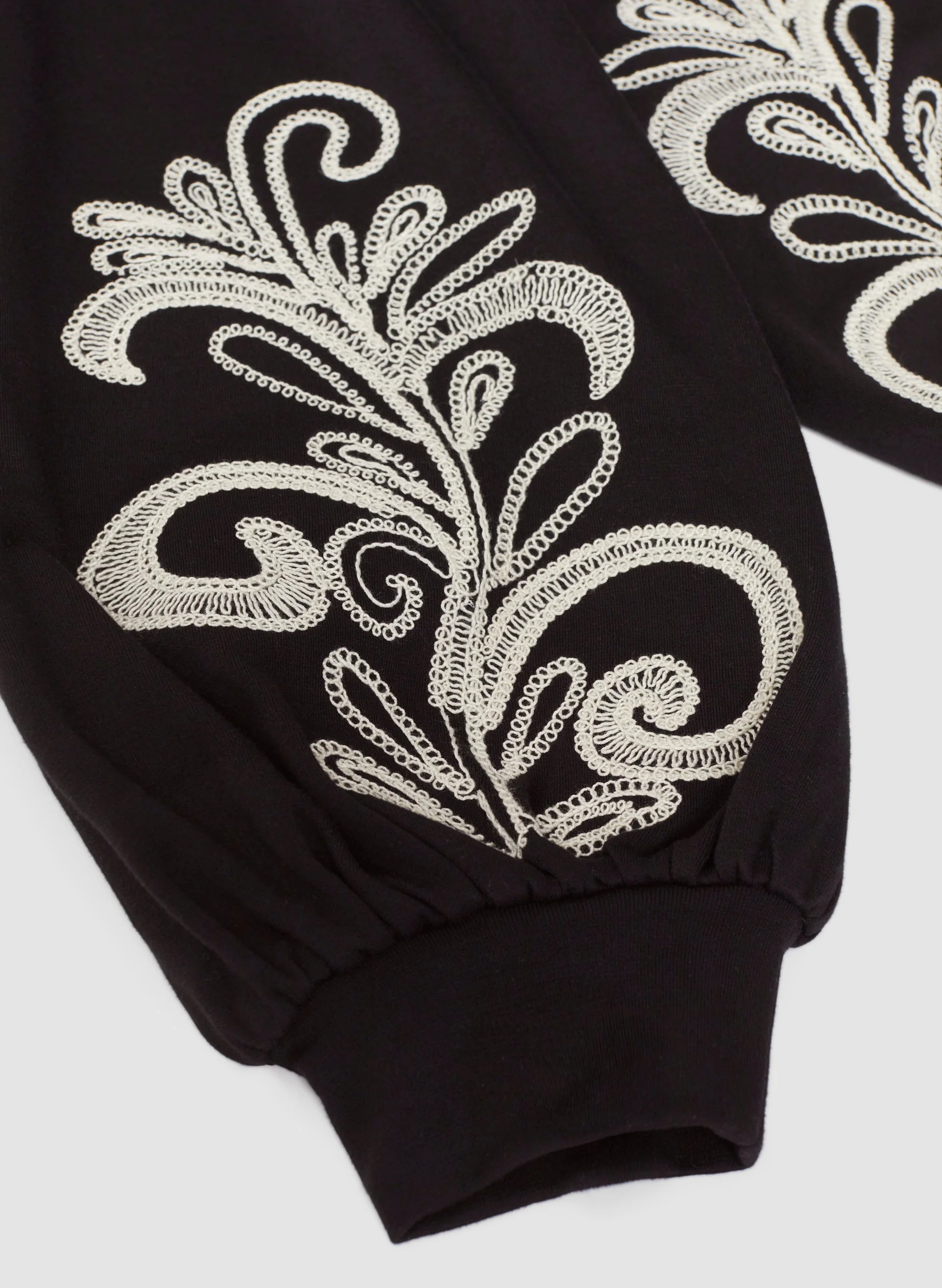 Paisley Print Puffed Sleeve Top - Image 7