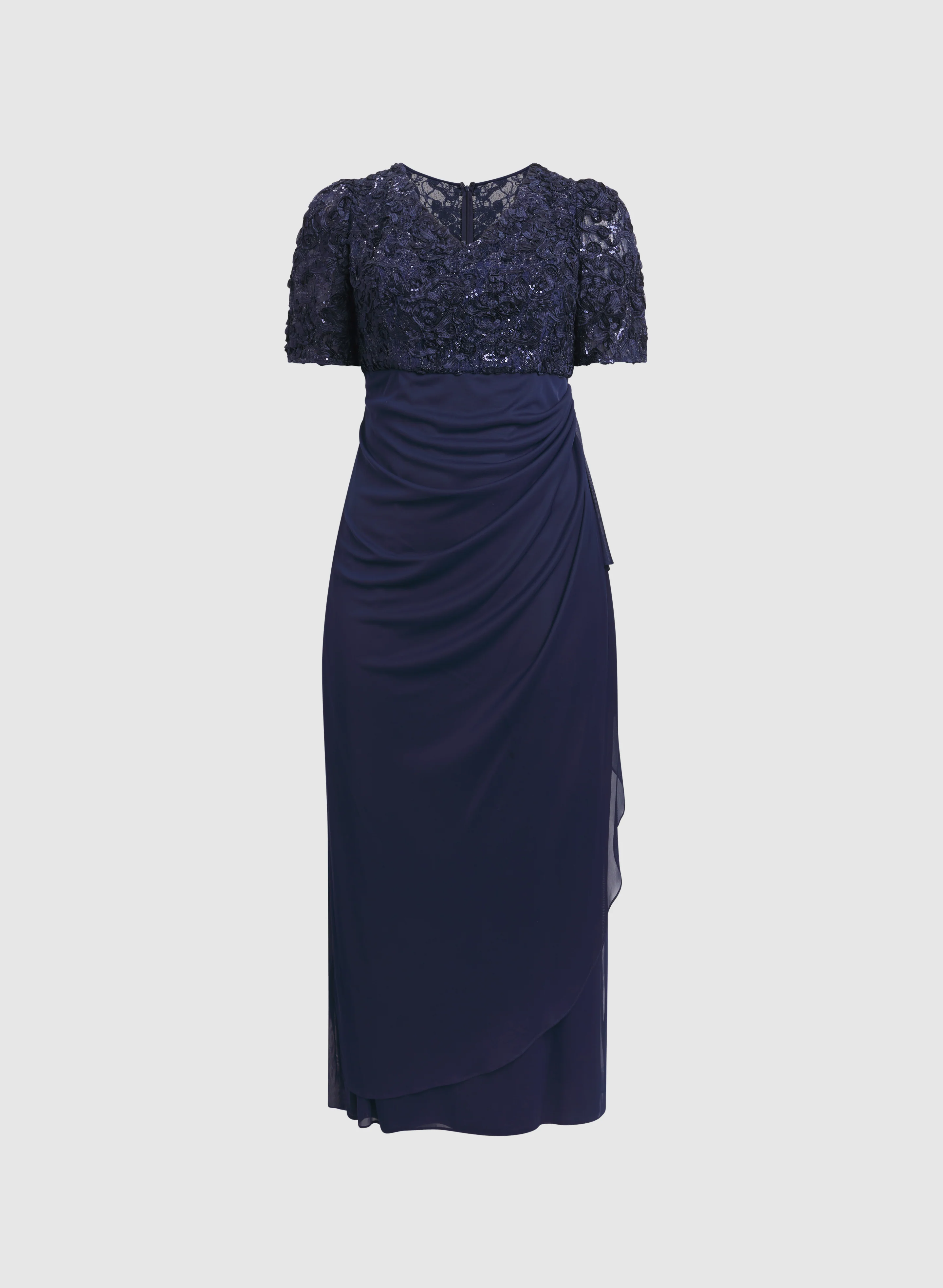 Embroidered Empire Waist Dress - Image 6