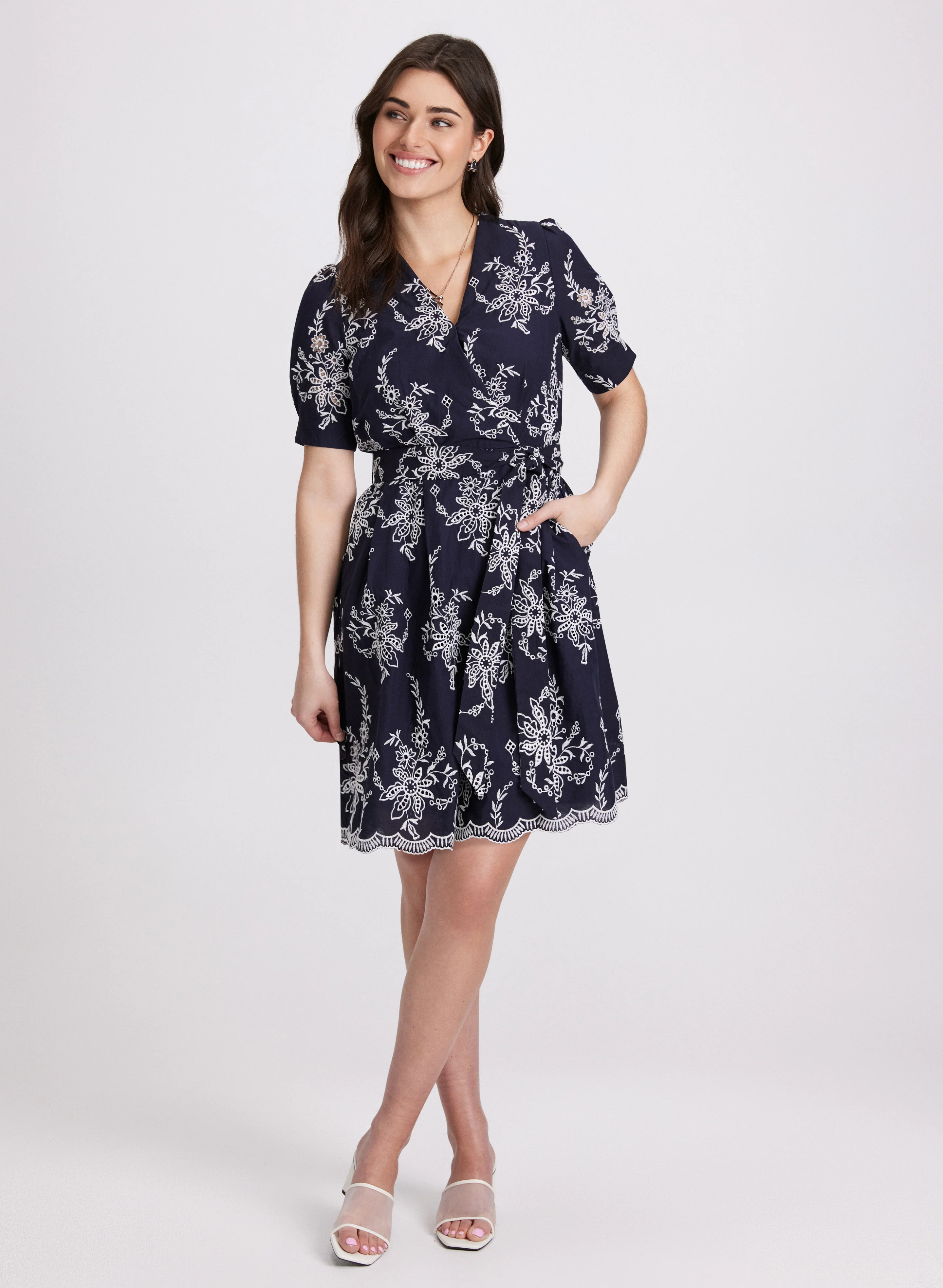 Embroidered Floral Dress - Image 4