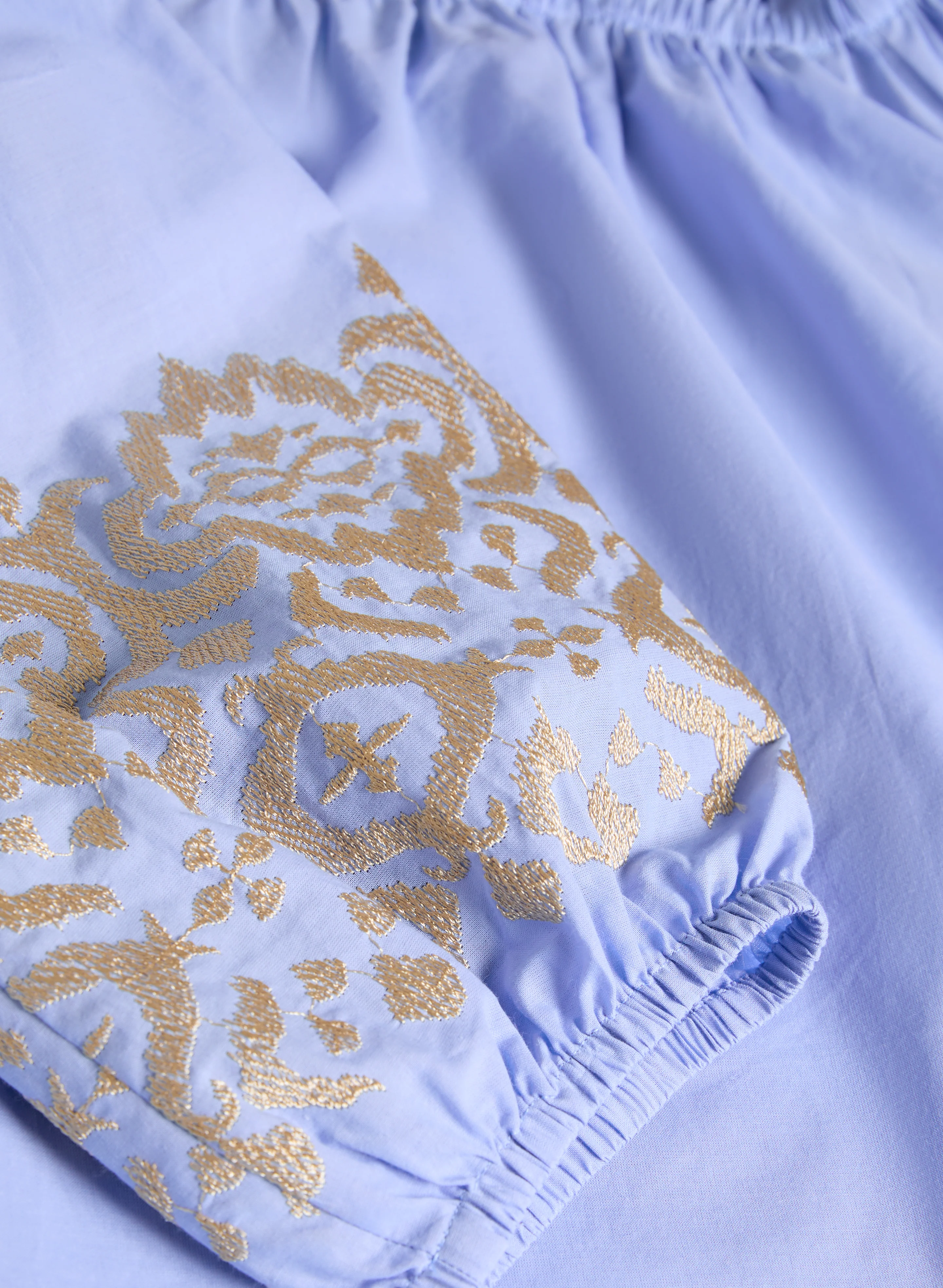 Embroidered Off-Shoulder Blouse - Image 7