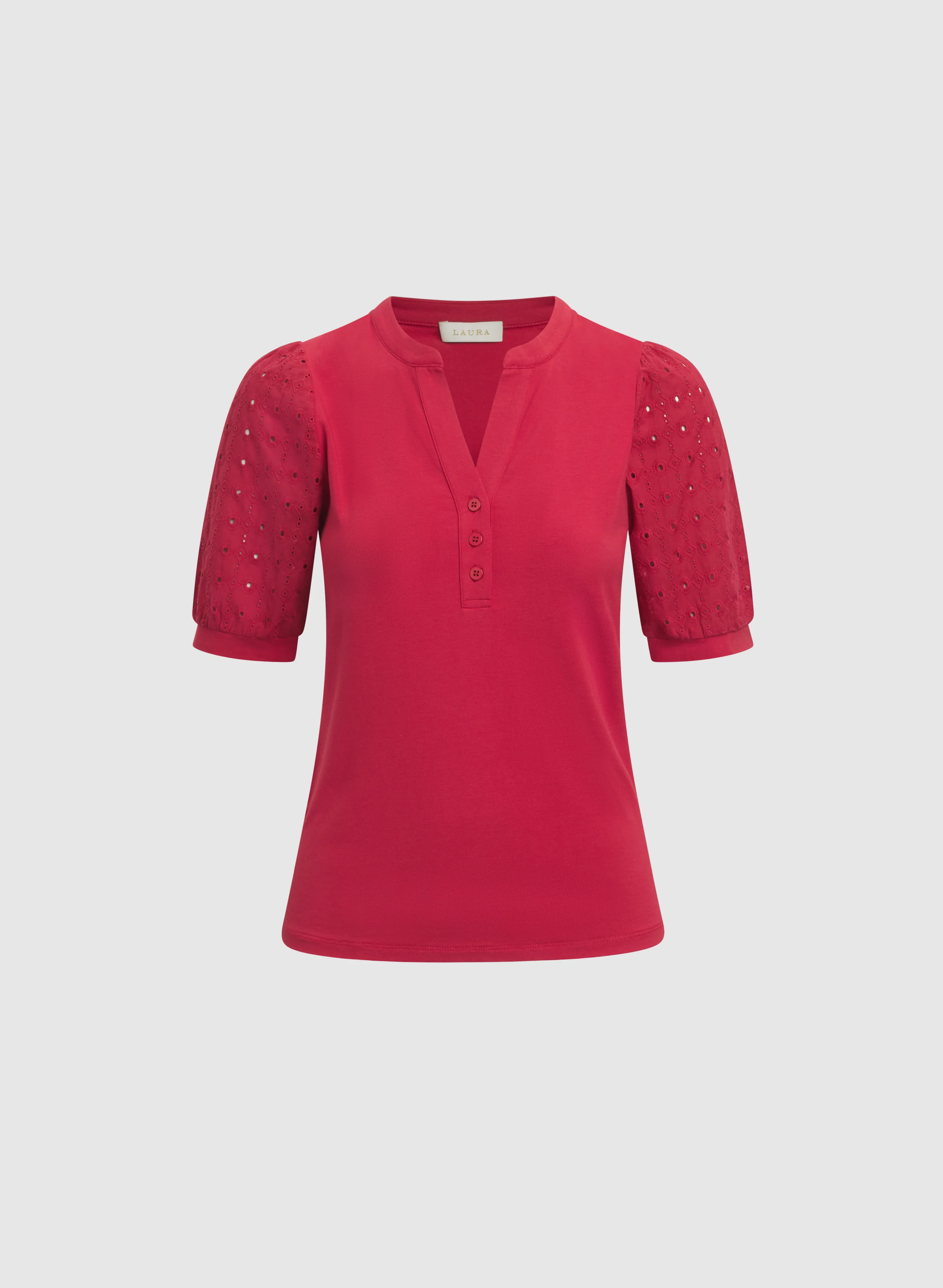 Embroidered Sleeve T-Shirt - Image 6