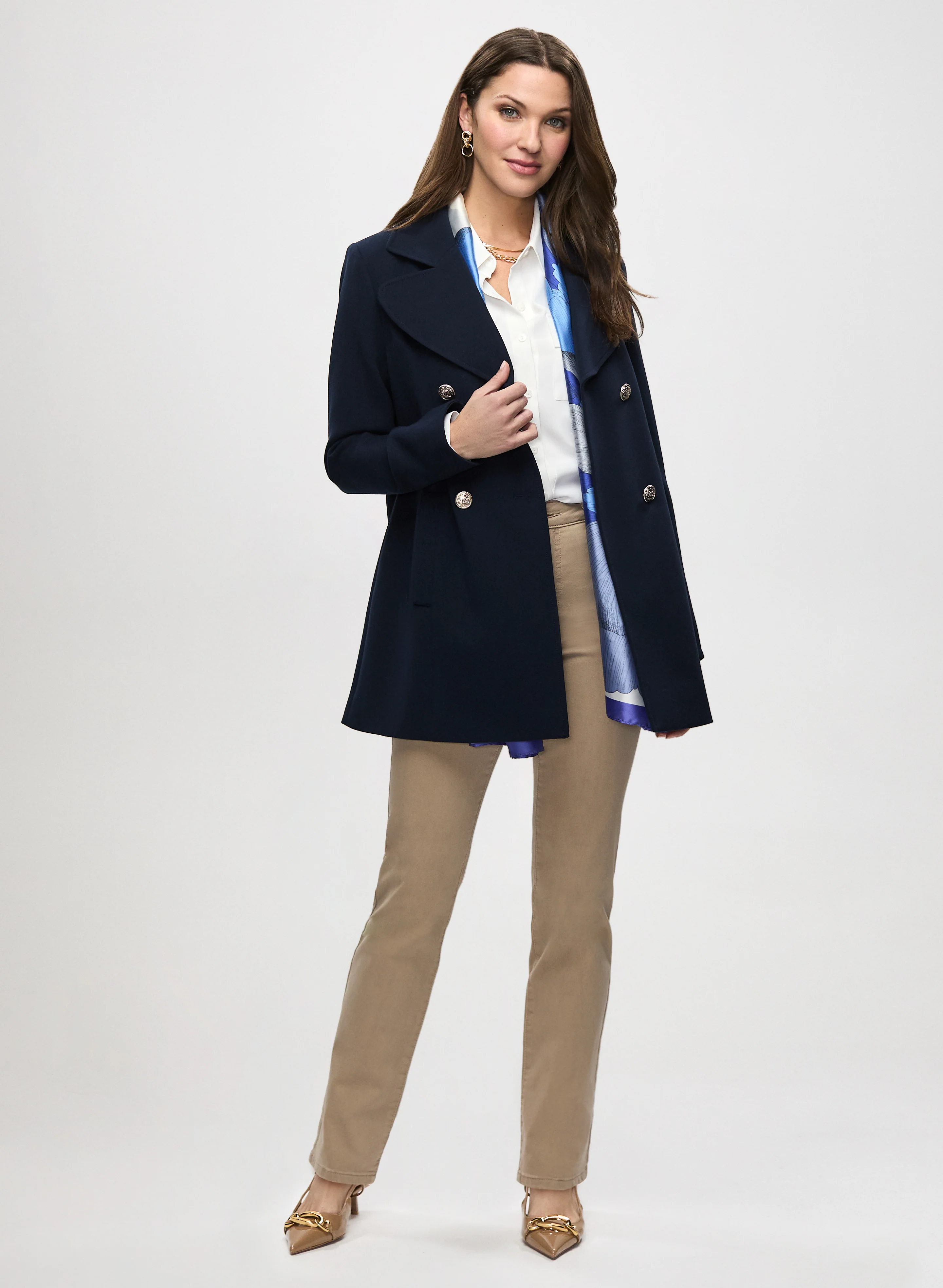 Embroidered Straight Leg Denim Pants - Image 3