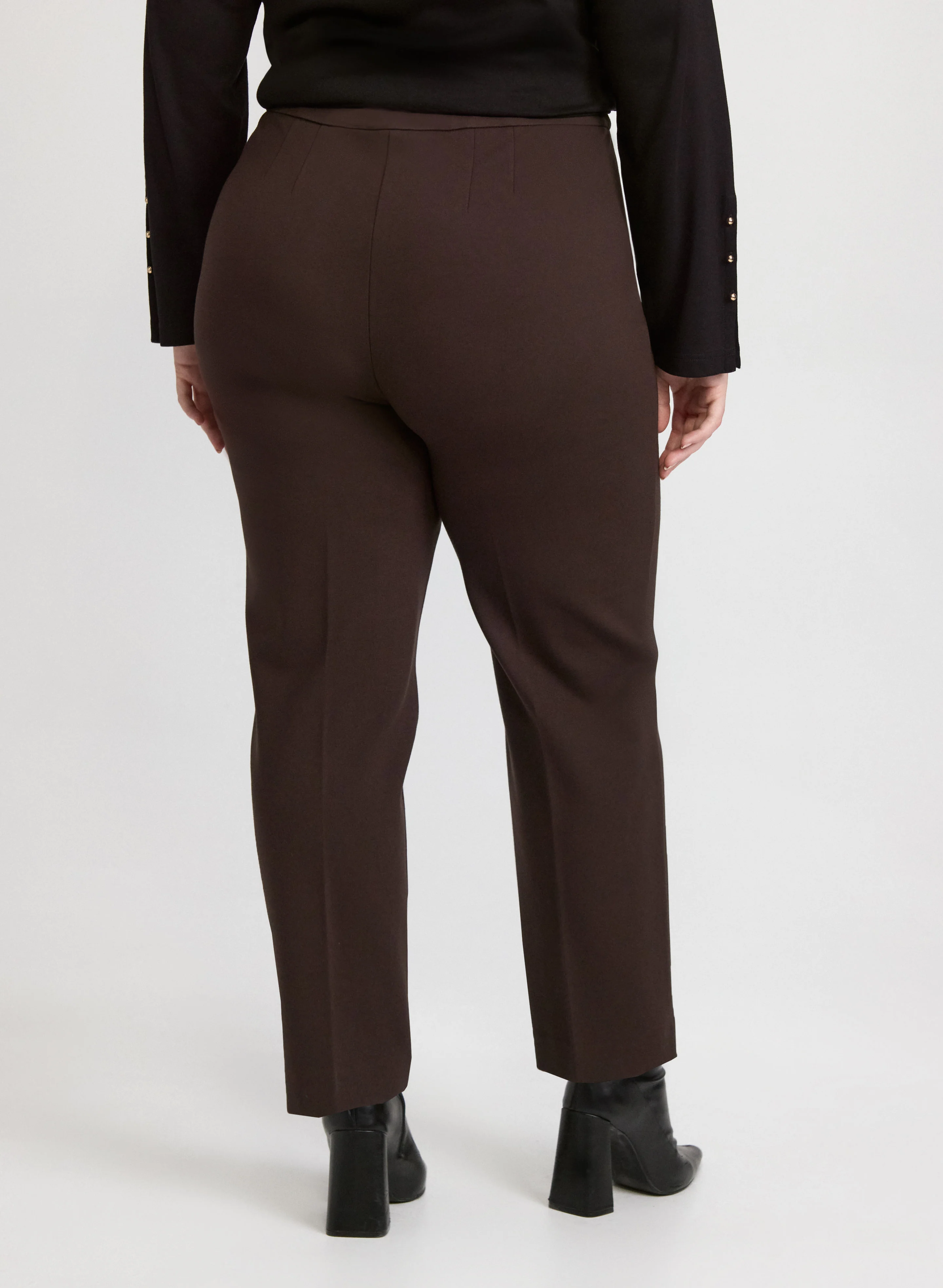 Emma Bar Trim Slim-Leg Pants - Image 4