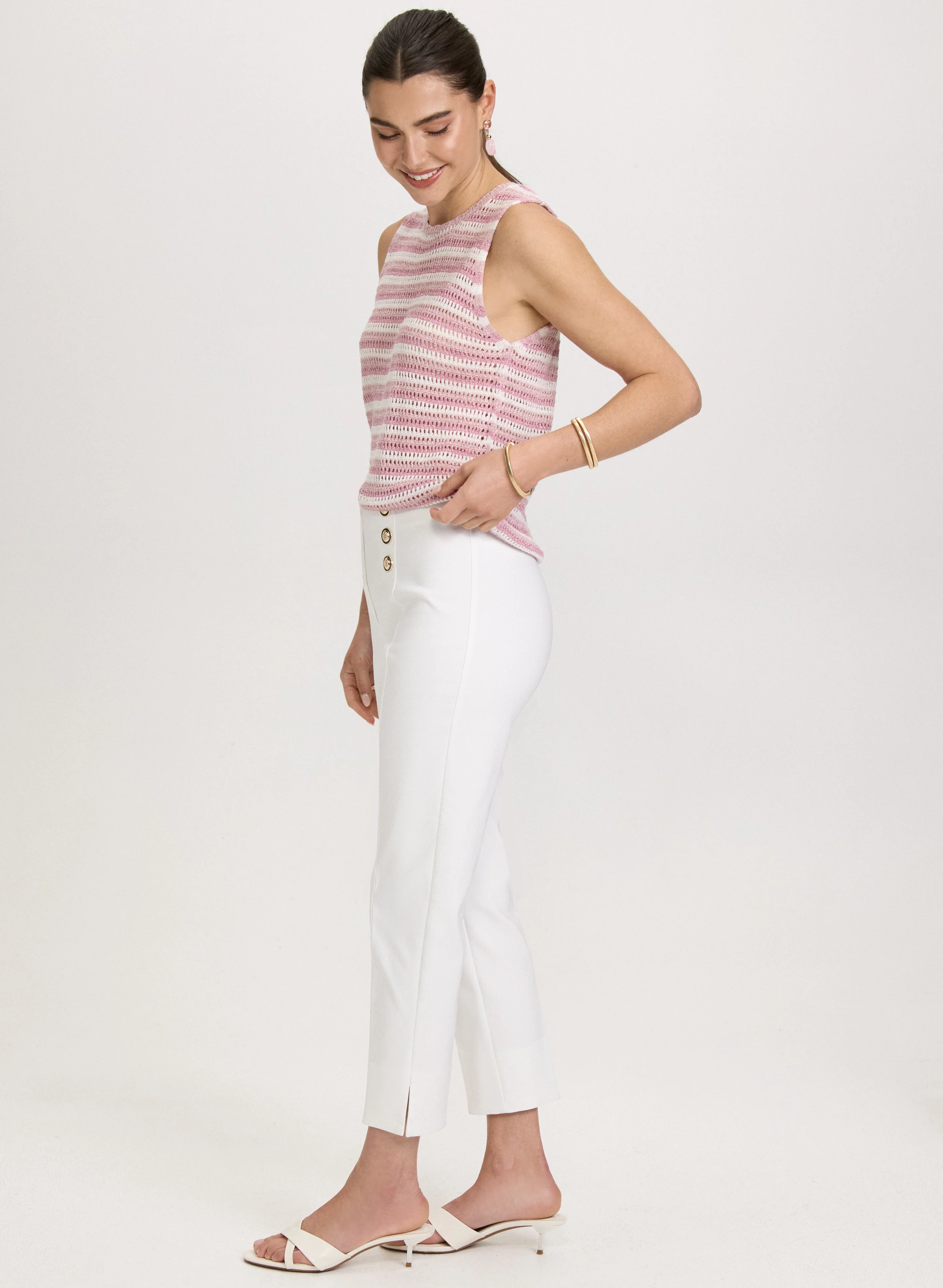 Emma Button Detail Pants - Image 5