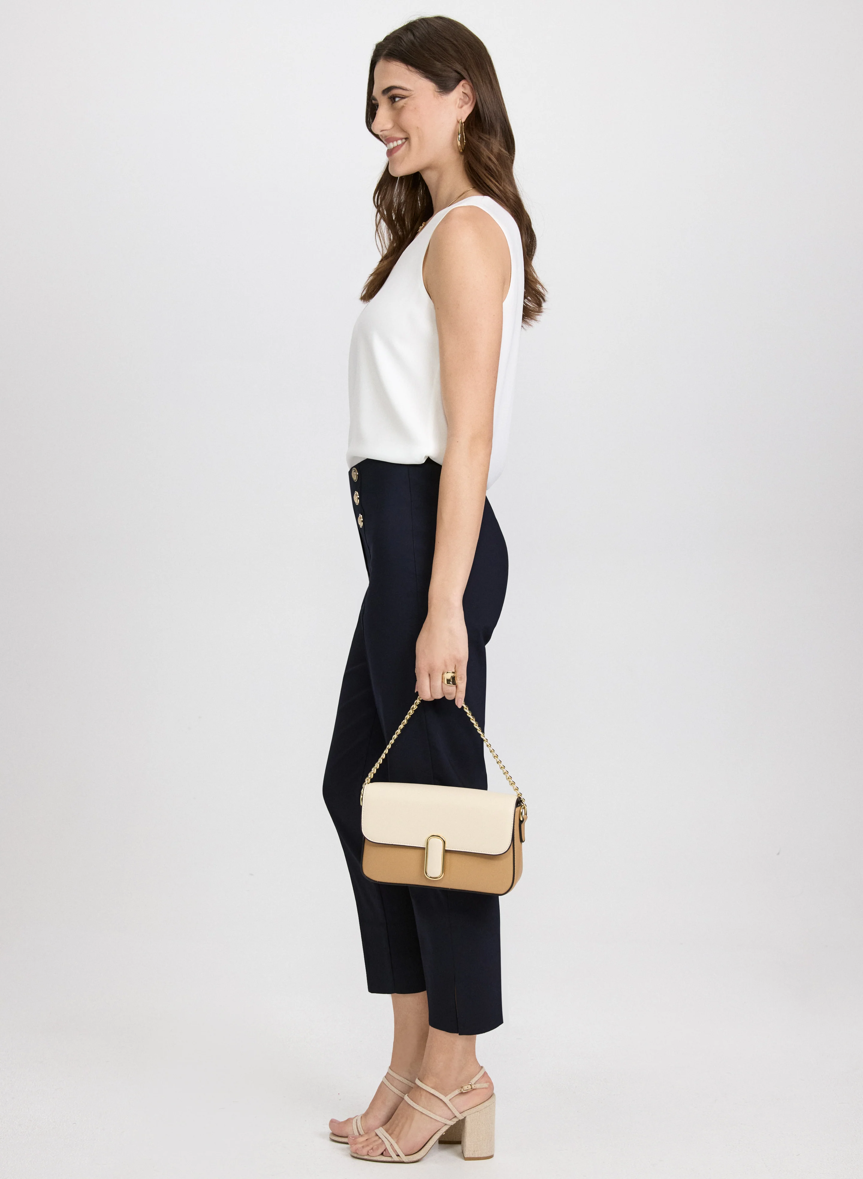 Emma Button Detail Pants - Image 5