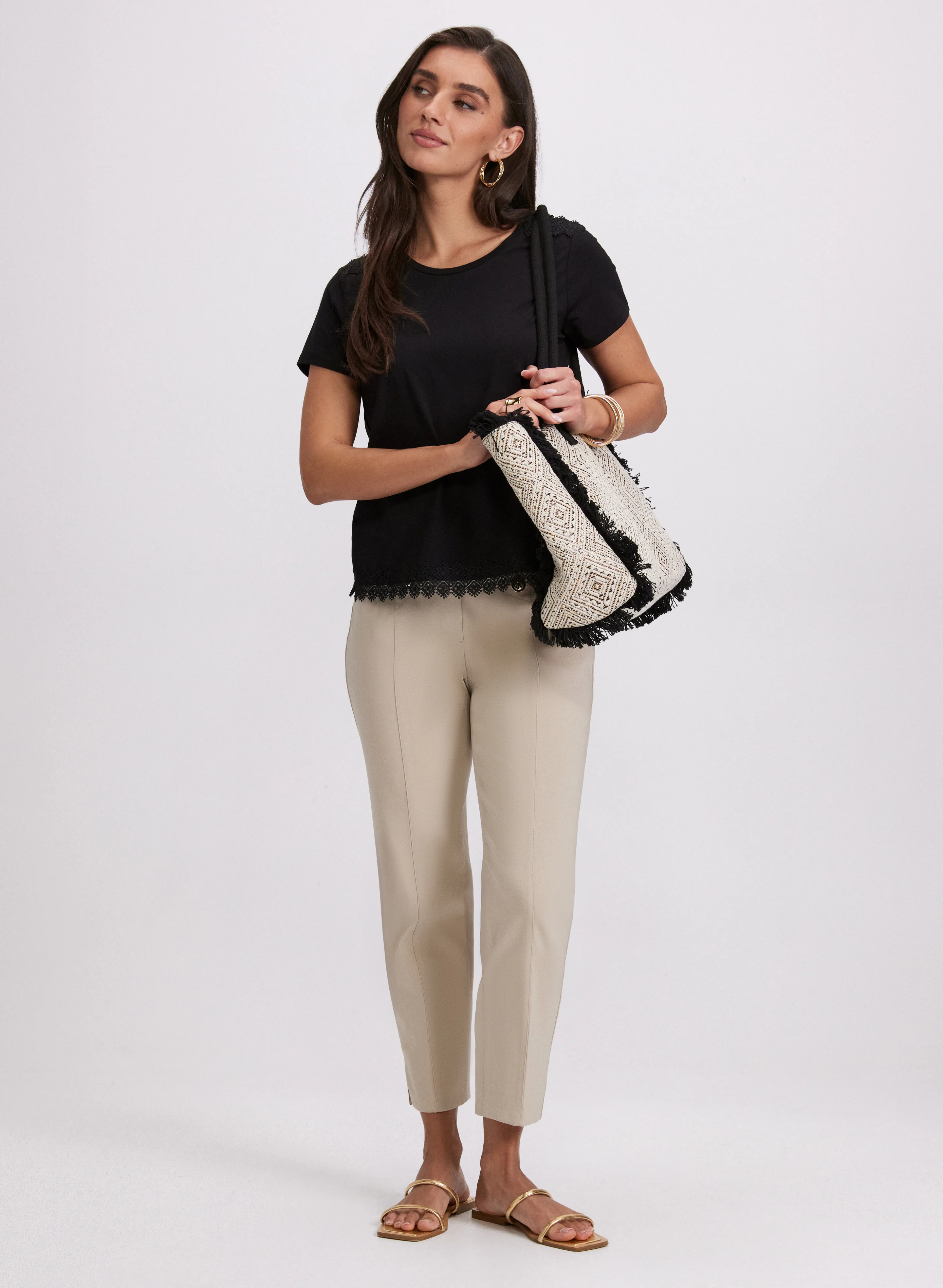 Emma Button Detail Pants - Image 5