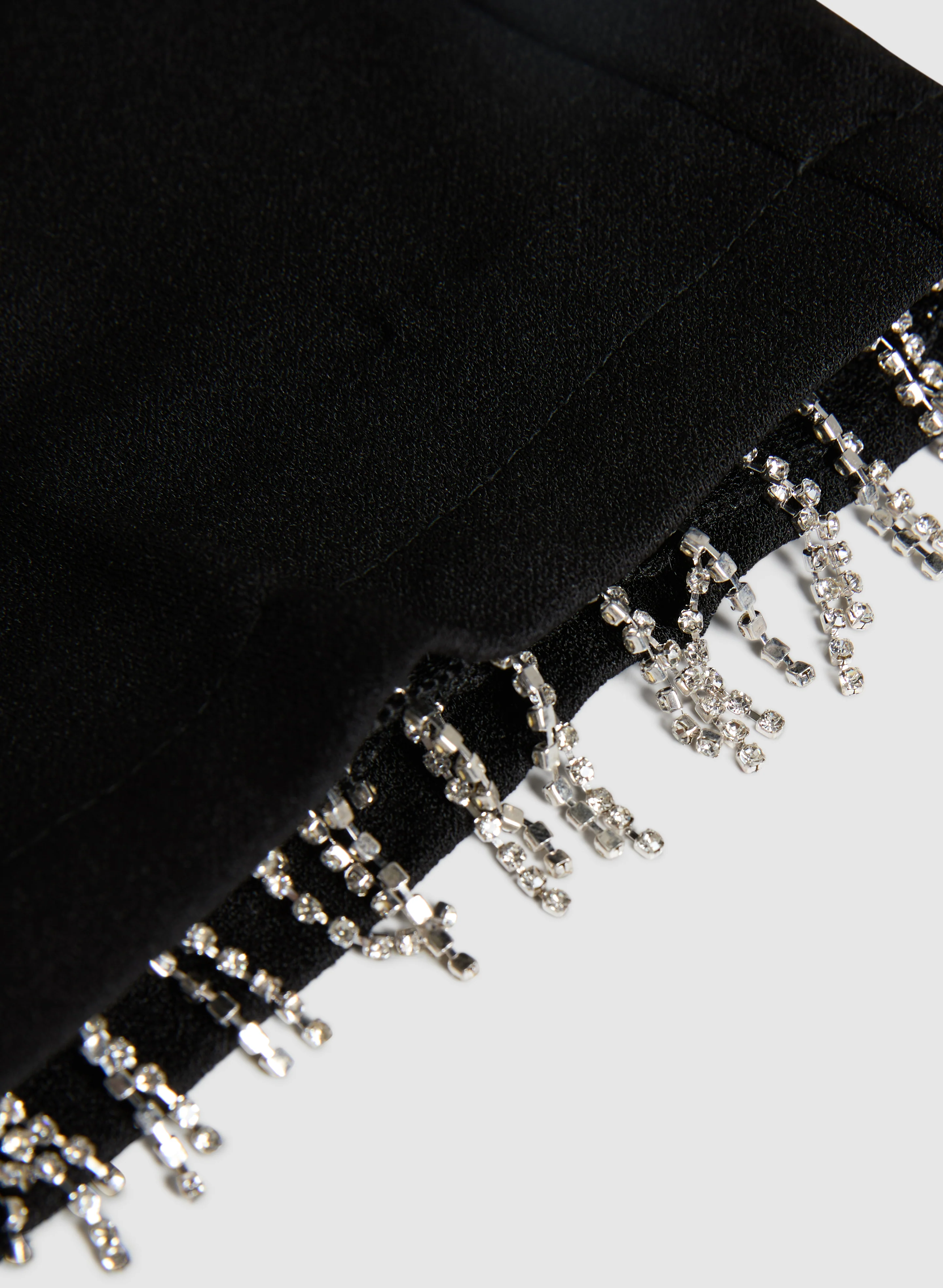 Emma Crystal Fringe Slim-Leg Pants - Image 7