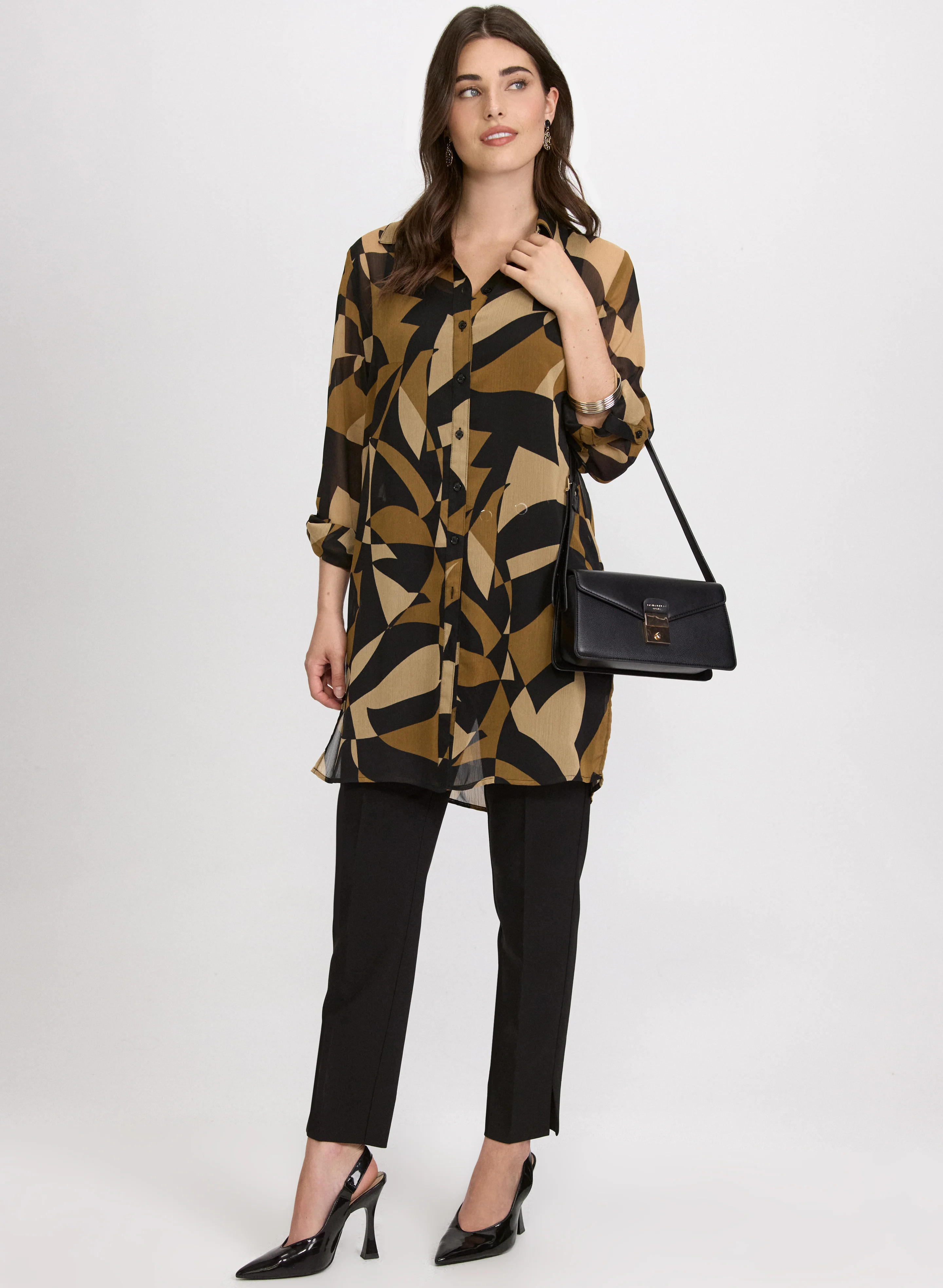 Emma Grommet Trim Slim-Leg Pants - Image 5
