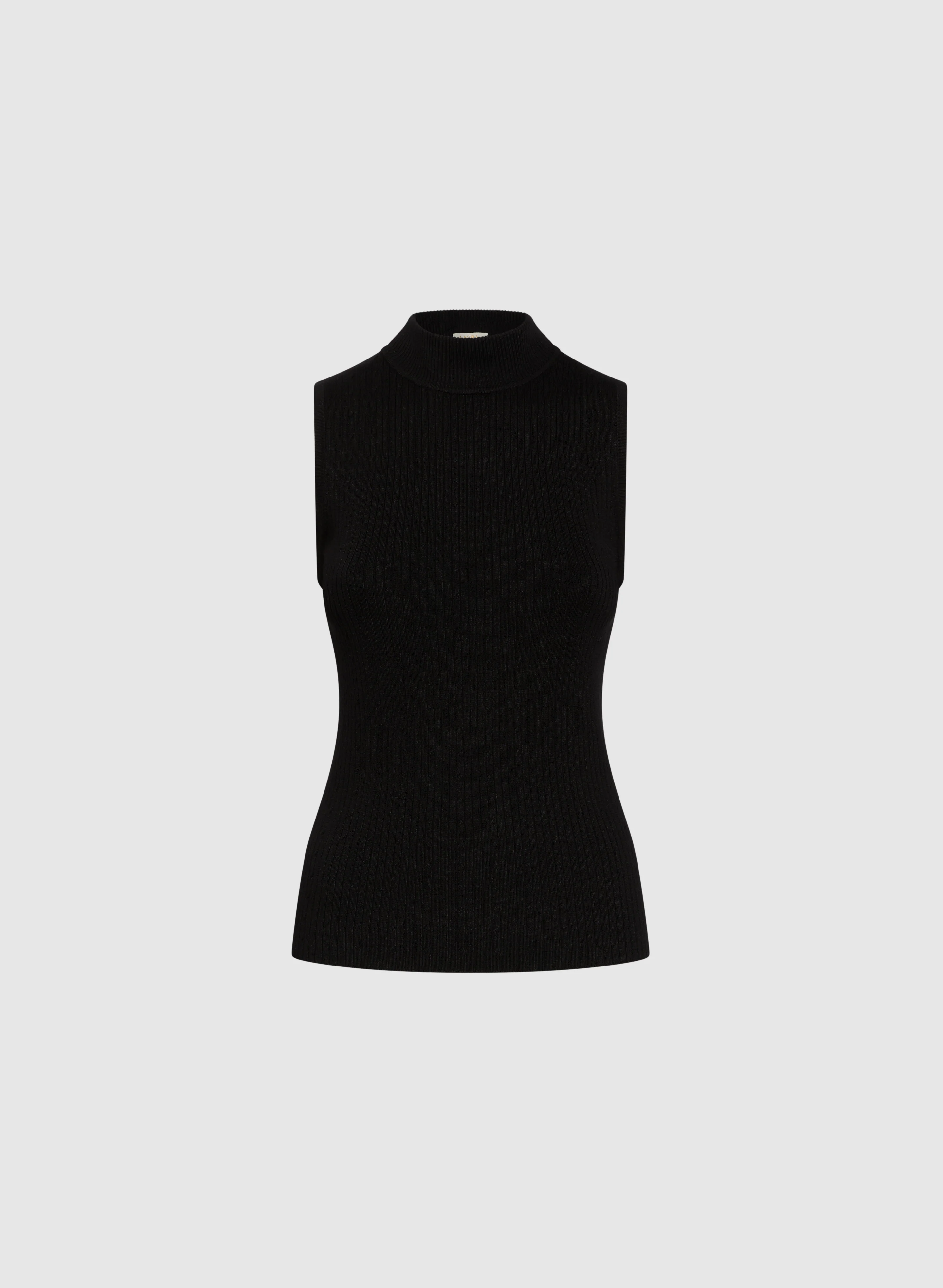 Essential Mock Neck Tank Top - Image 6
