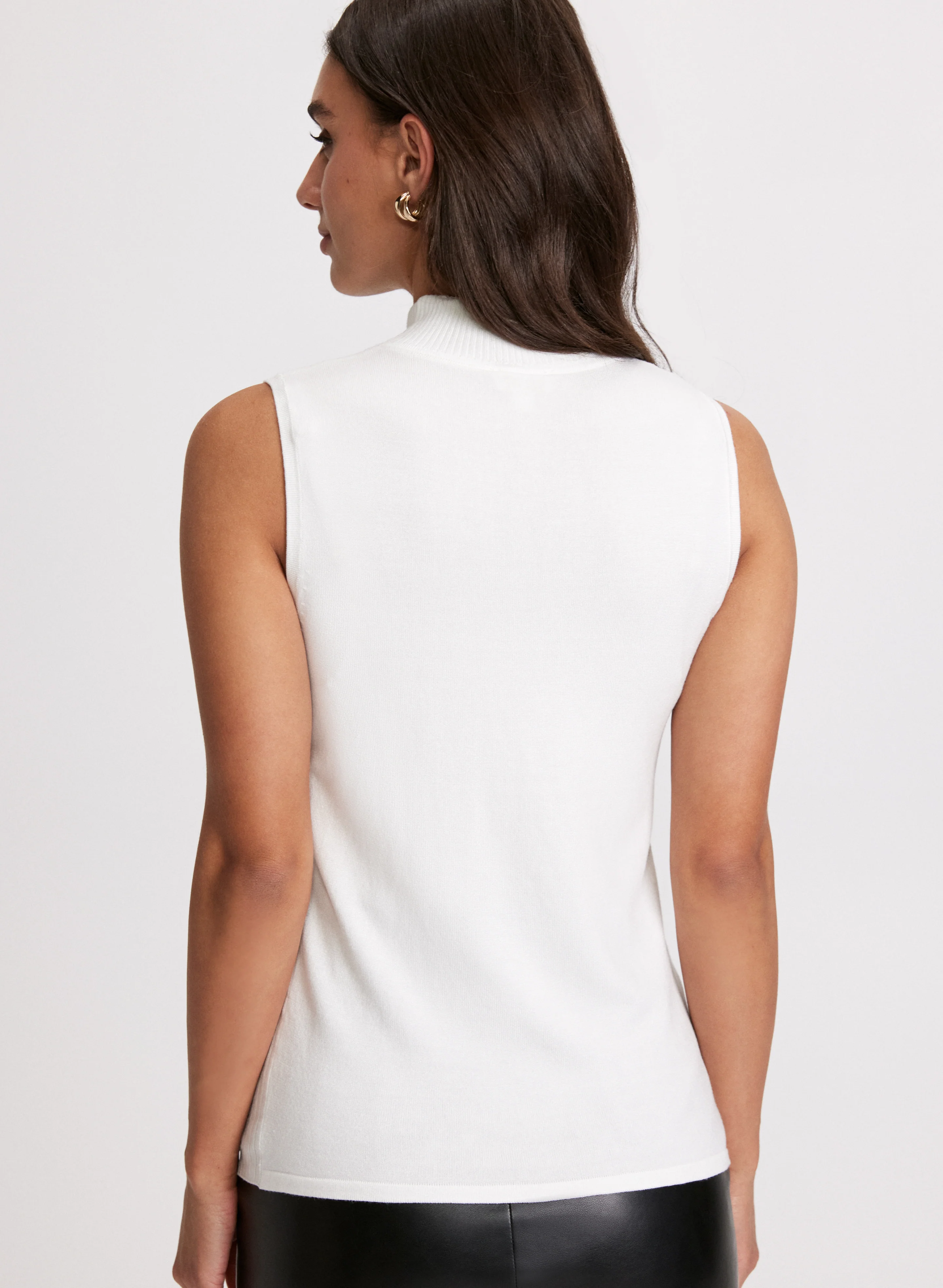 Essential Mock Neck Tank Top - Image 4