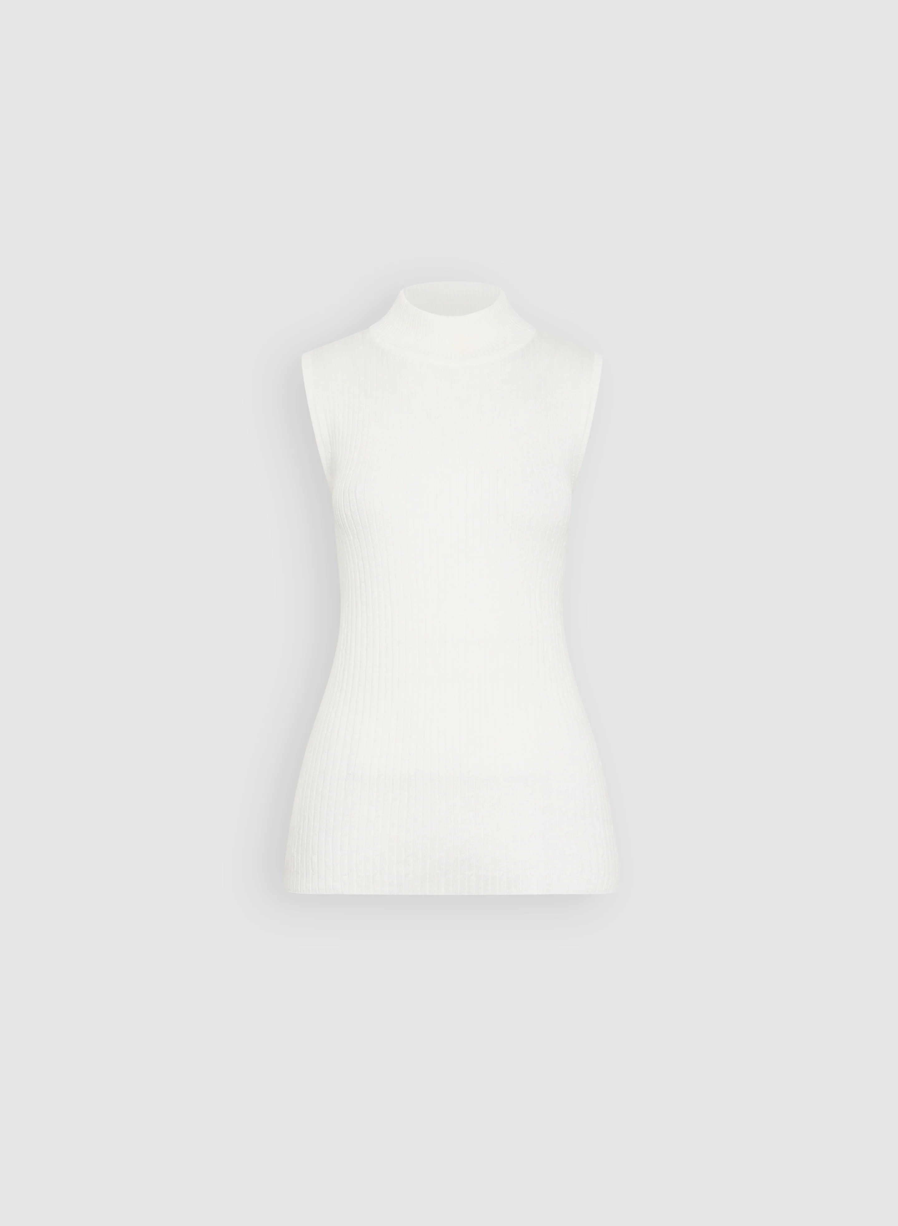 Essential Mock Neck Tank Top - Image 6