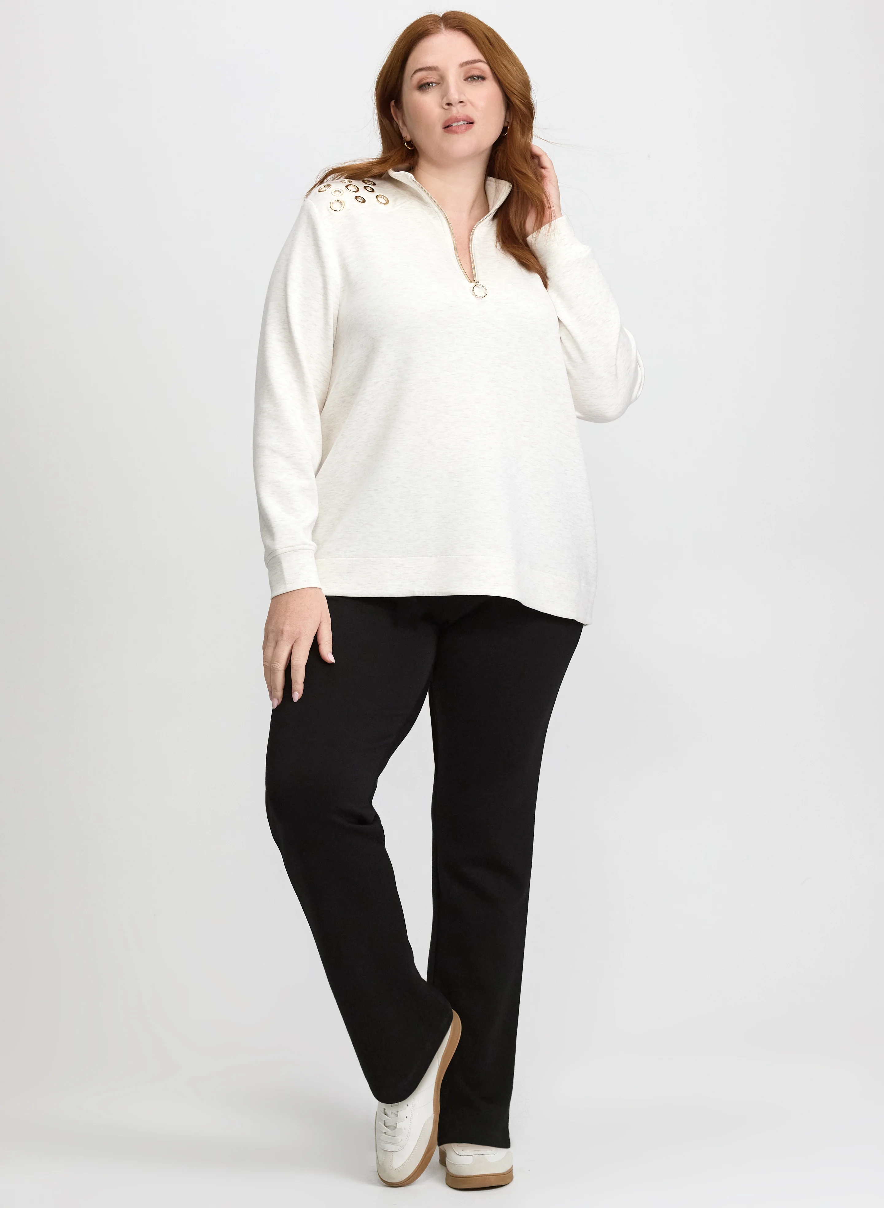 Eyelet Detail Top - Image 3