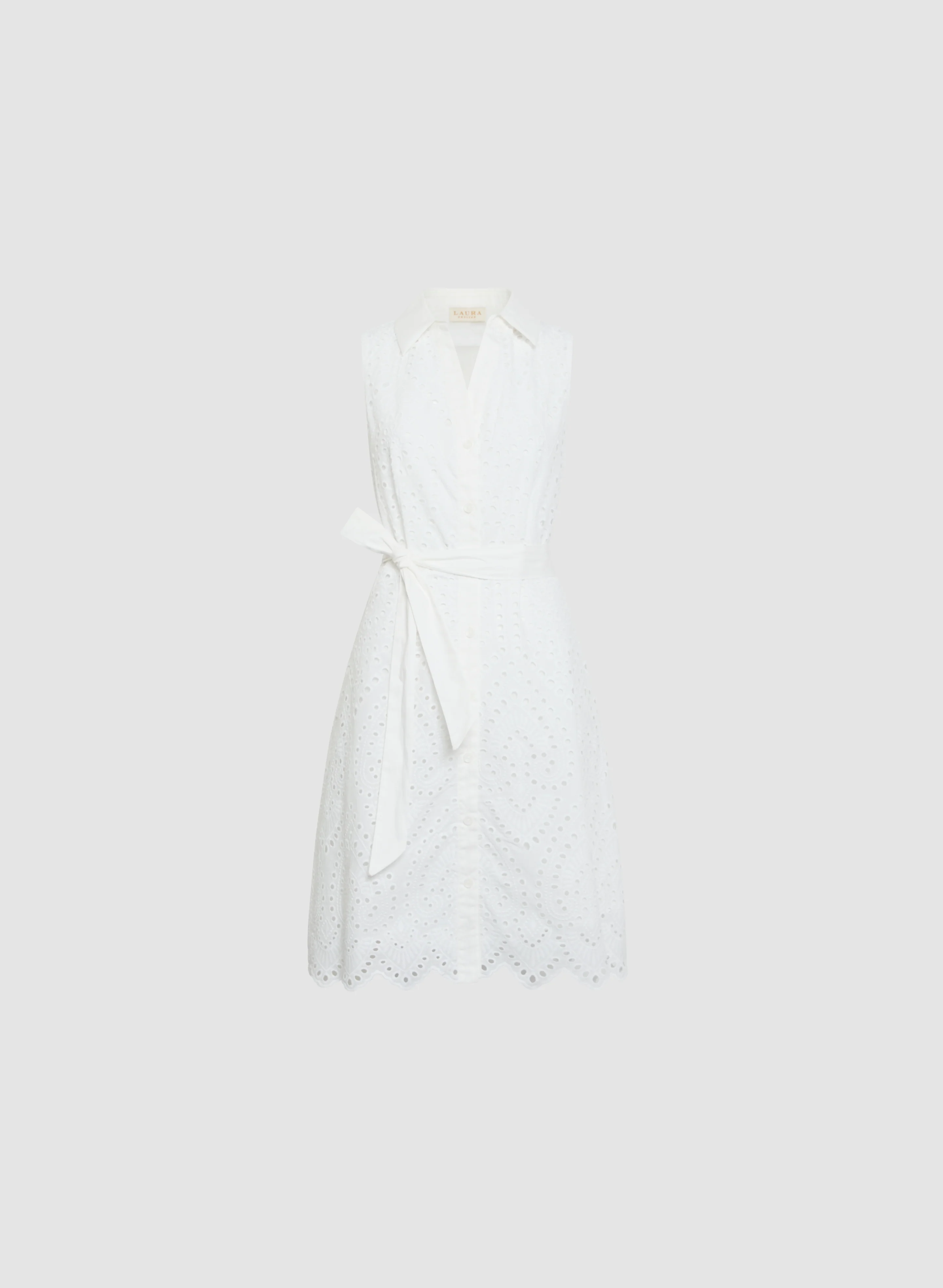 Eyelet Shirt-Dress - Image 6