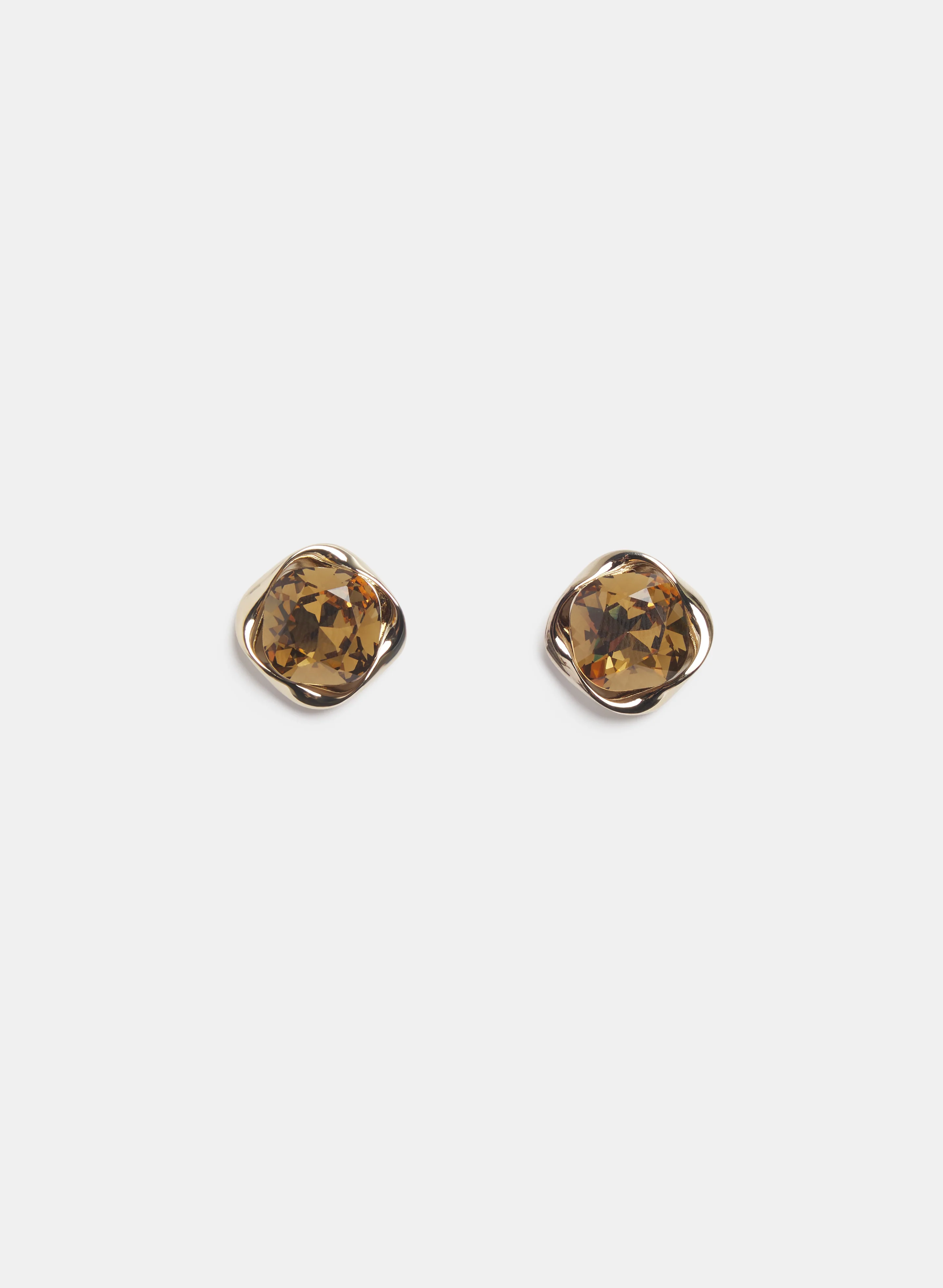 Faceted Glass Earrings