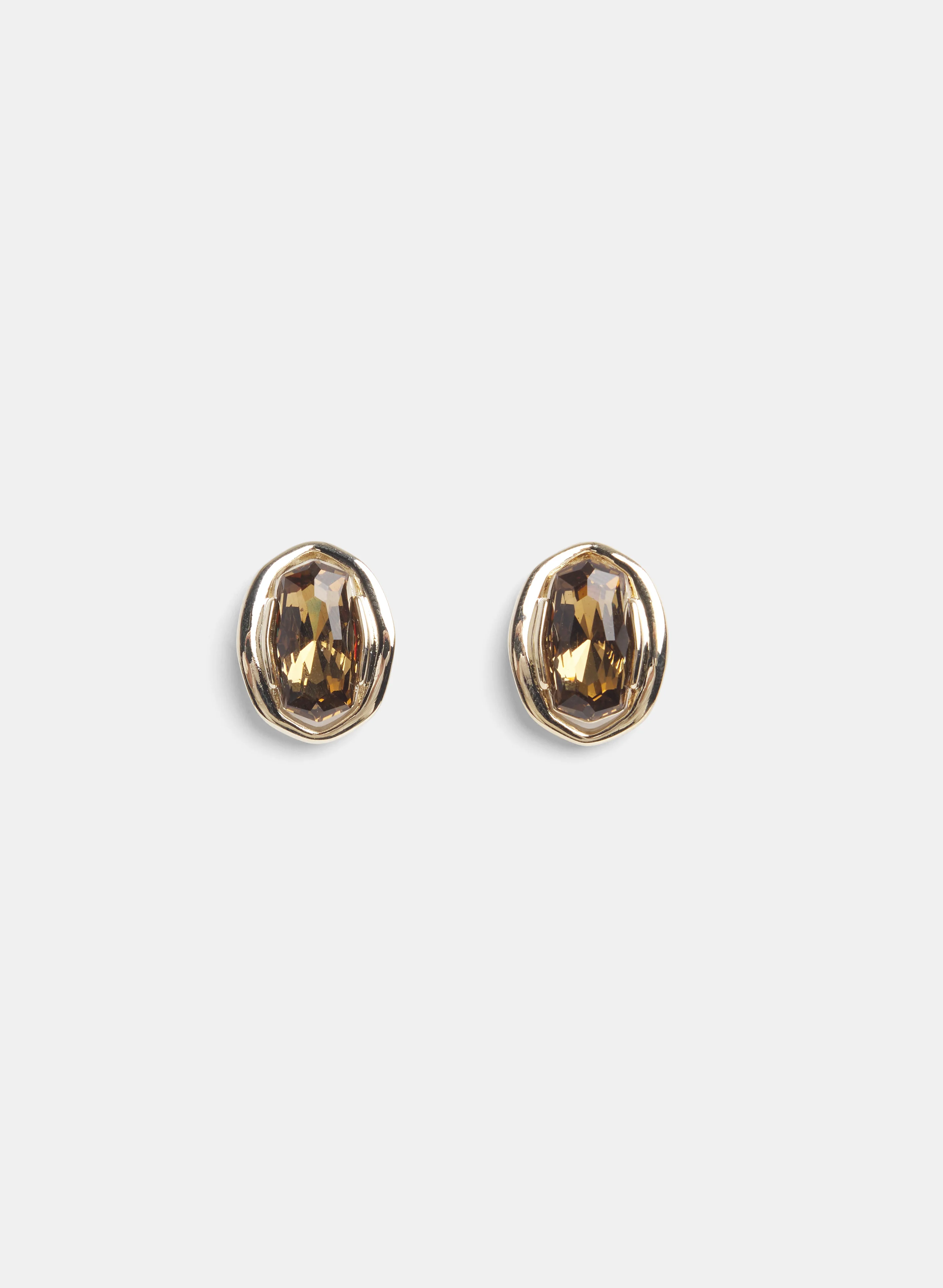 Faceted Stone Earrings