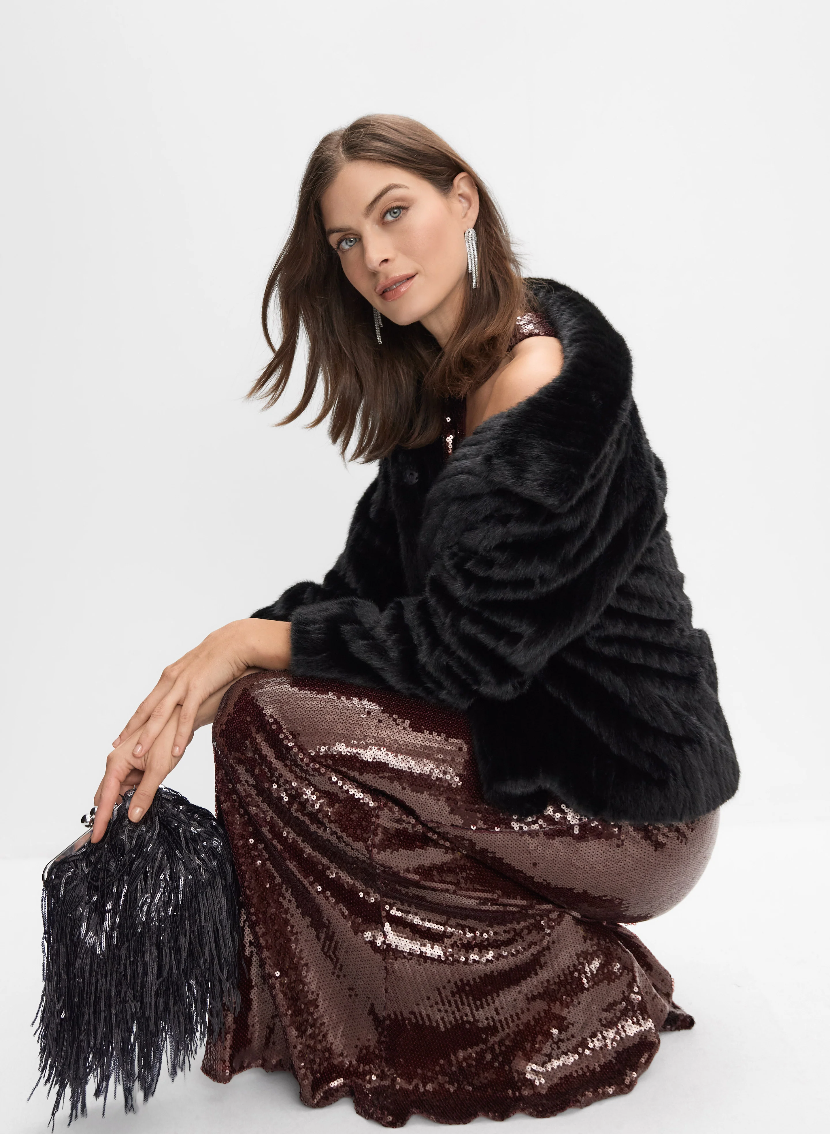 Faux Fur Jacket - Image 10