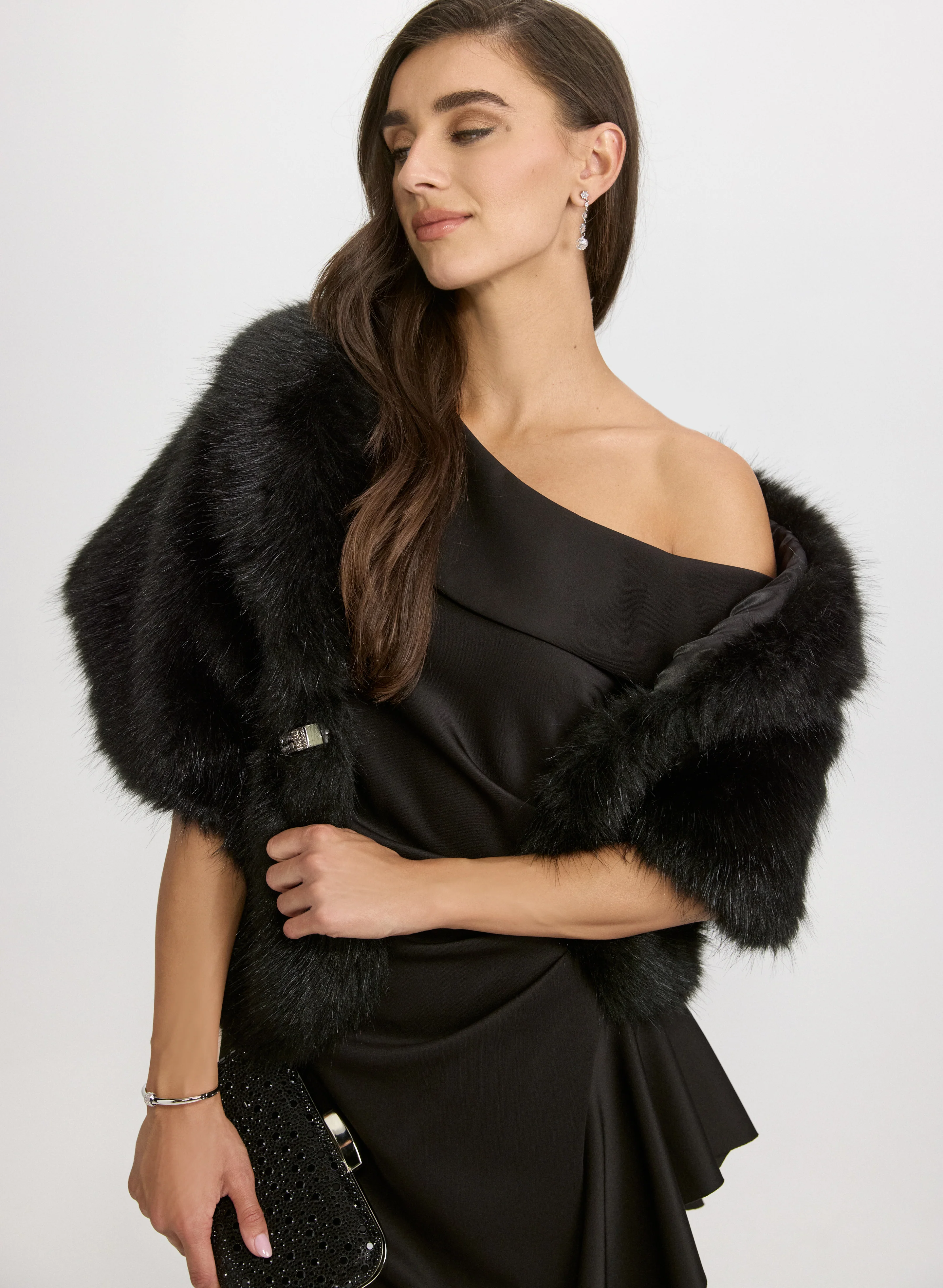 Faux Fur Stole - Image 2