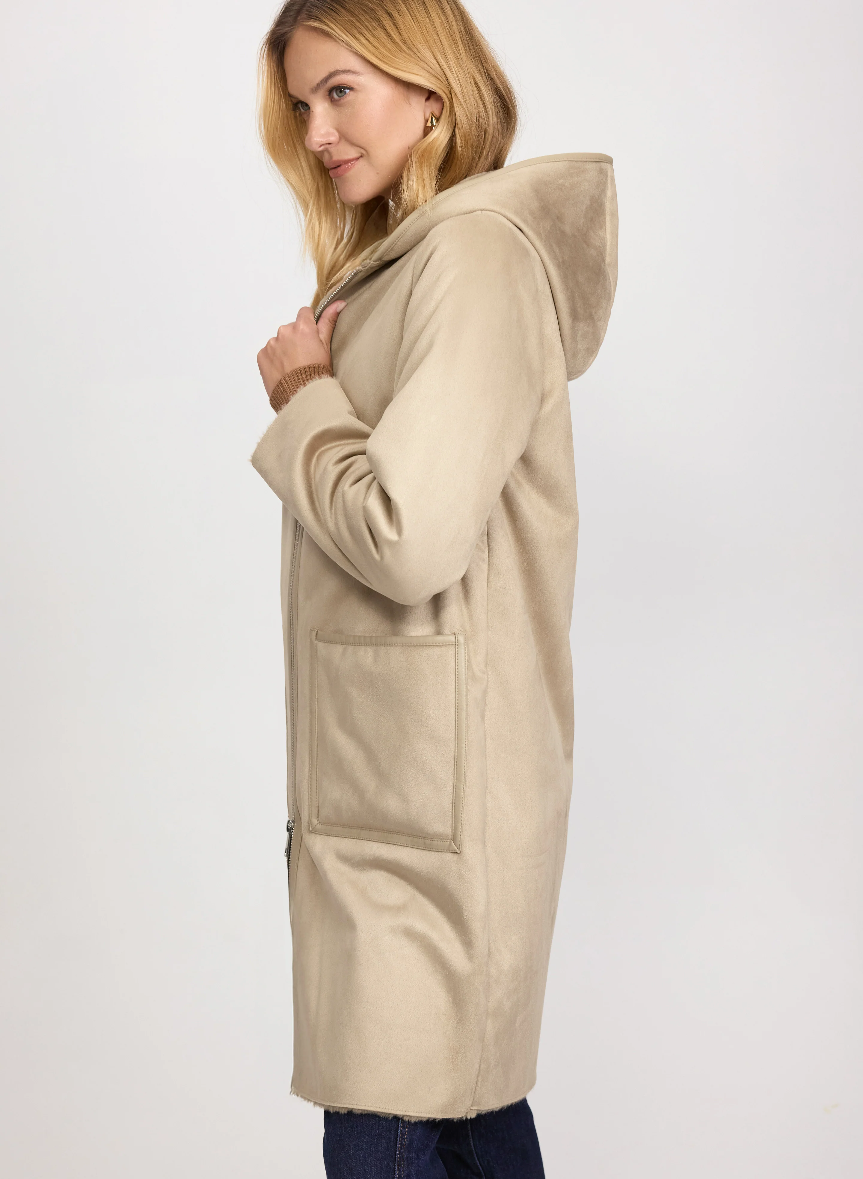 Faux-Shearling Coat - Image 3