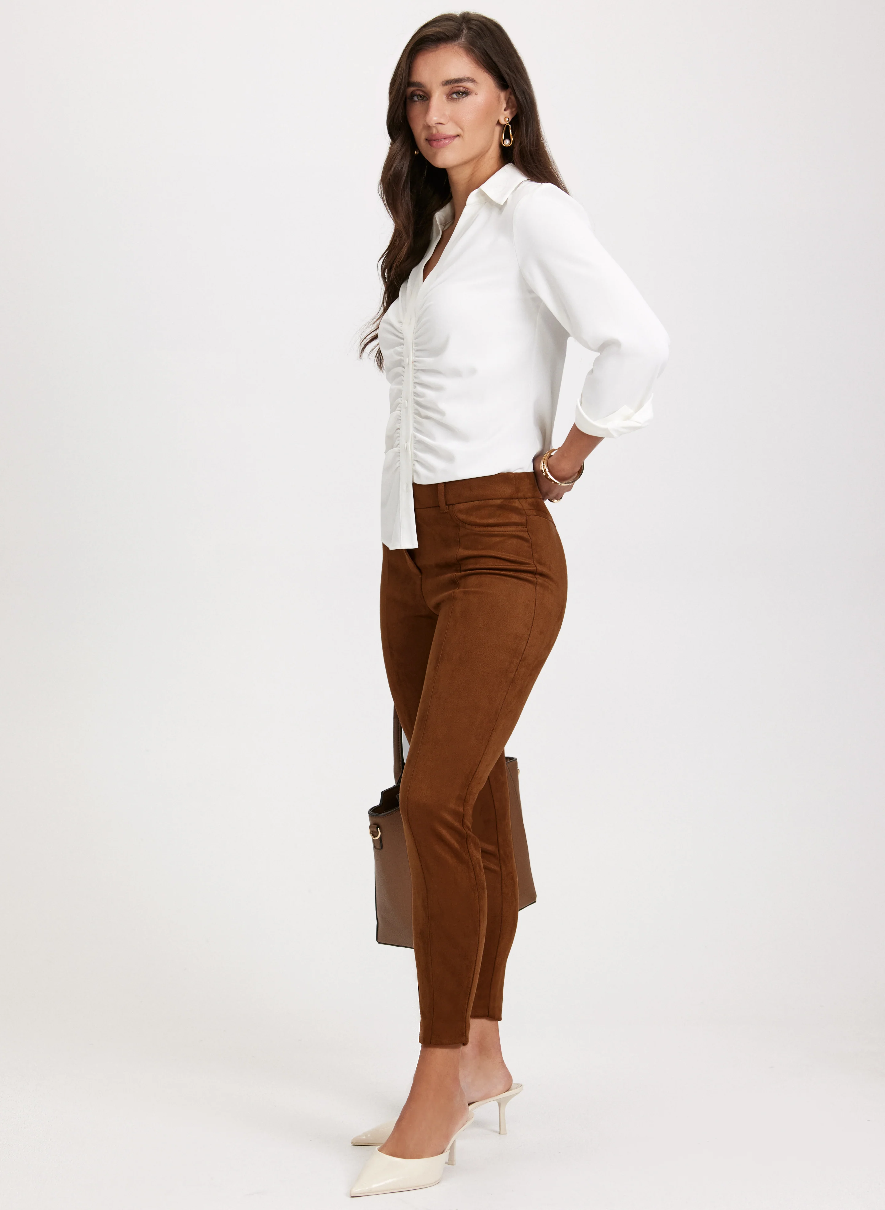 Faux-Suede Chloe Leggings - Image 3