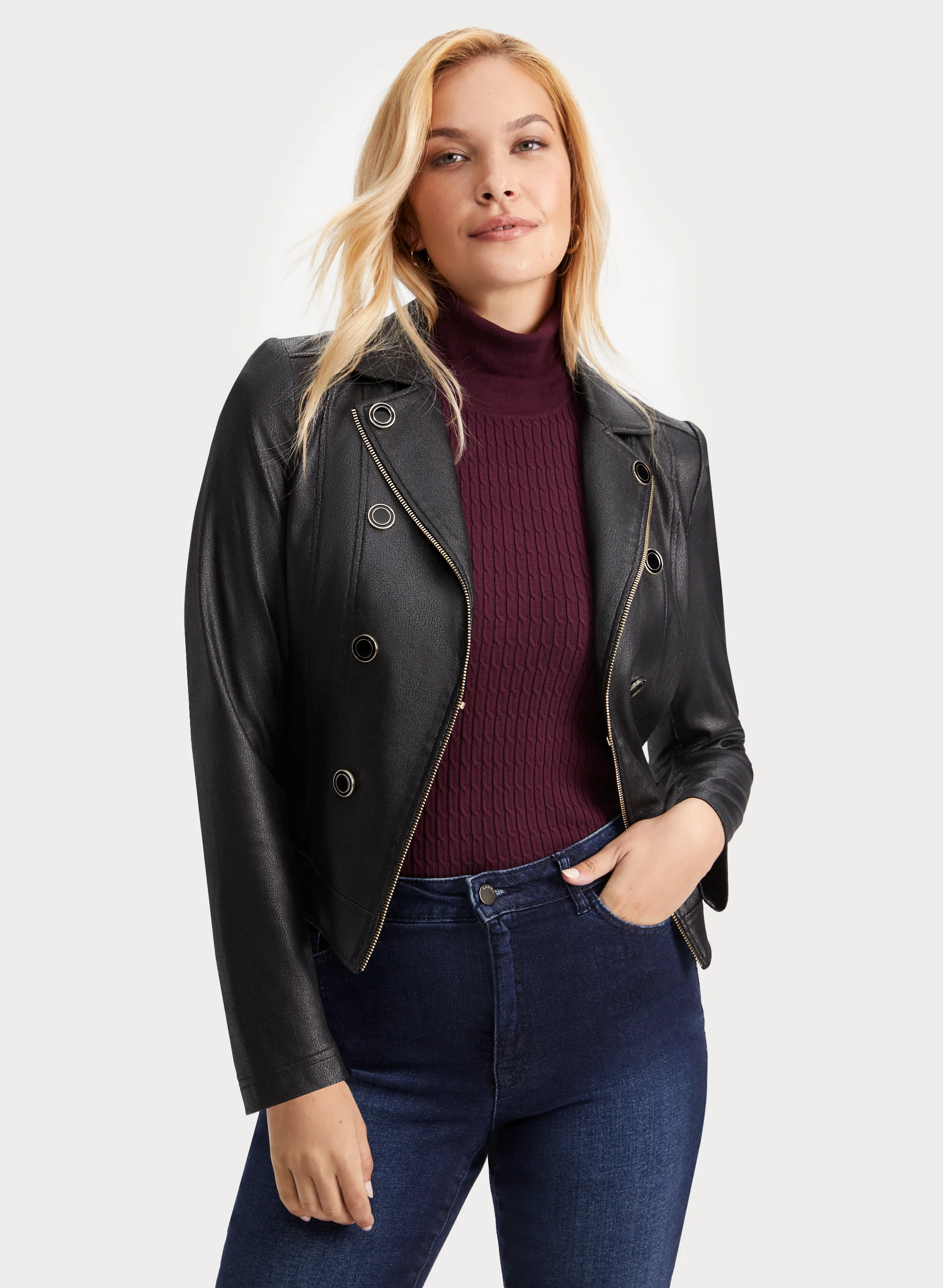 Faux Suede Jacket - Image 5