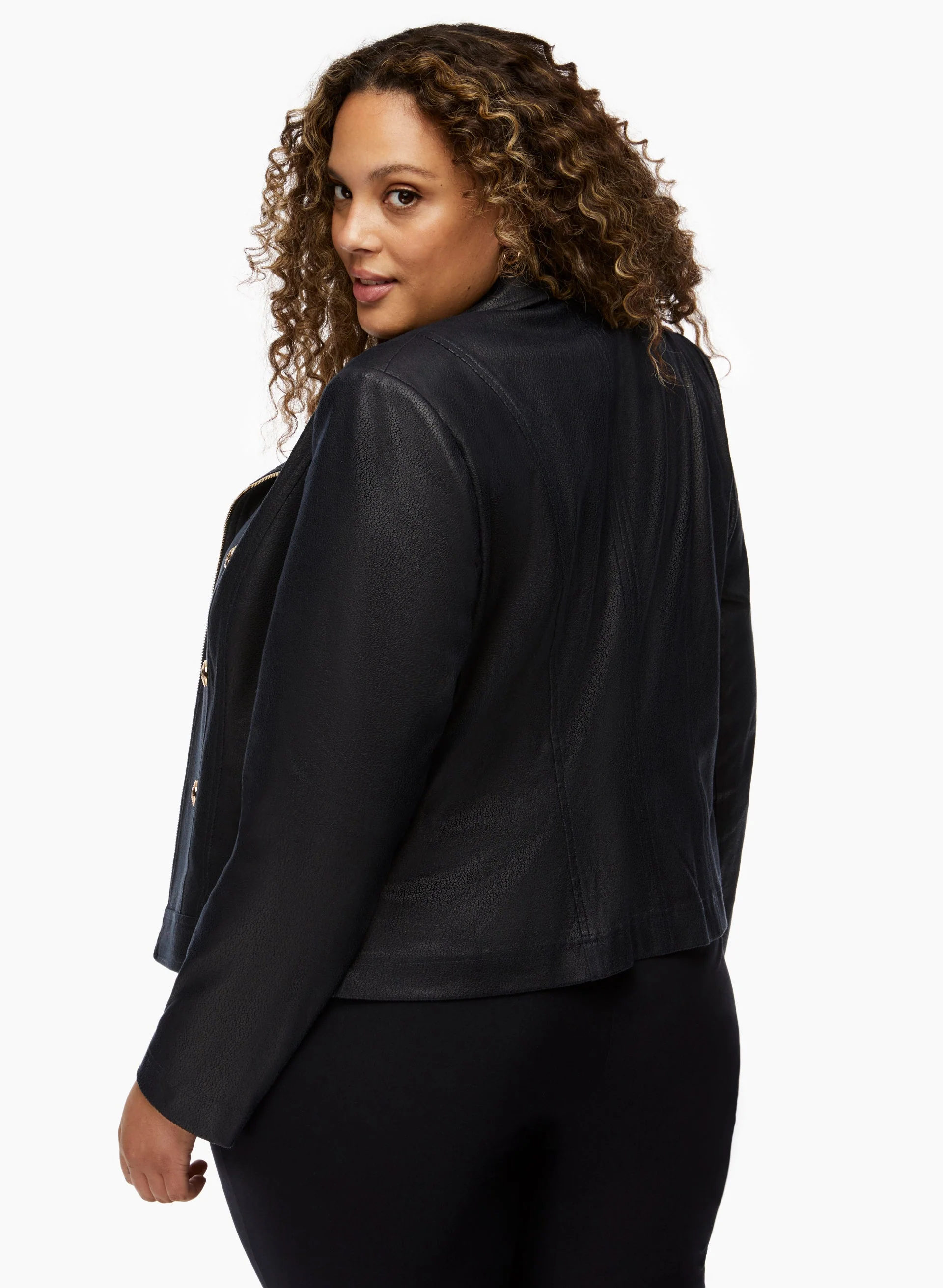 Faux Suede Jacket - Image 2