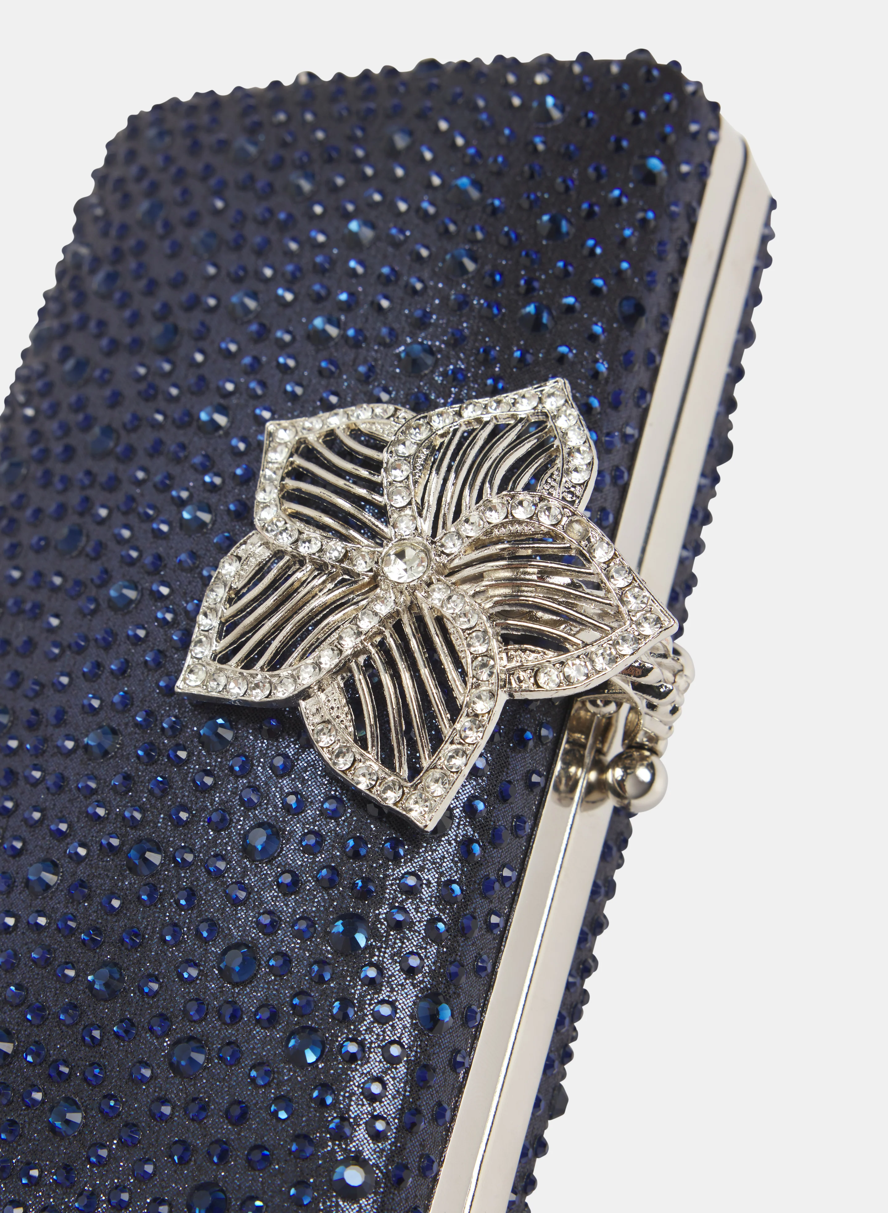 Filigree Floral Embellished Clutch - Image 2