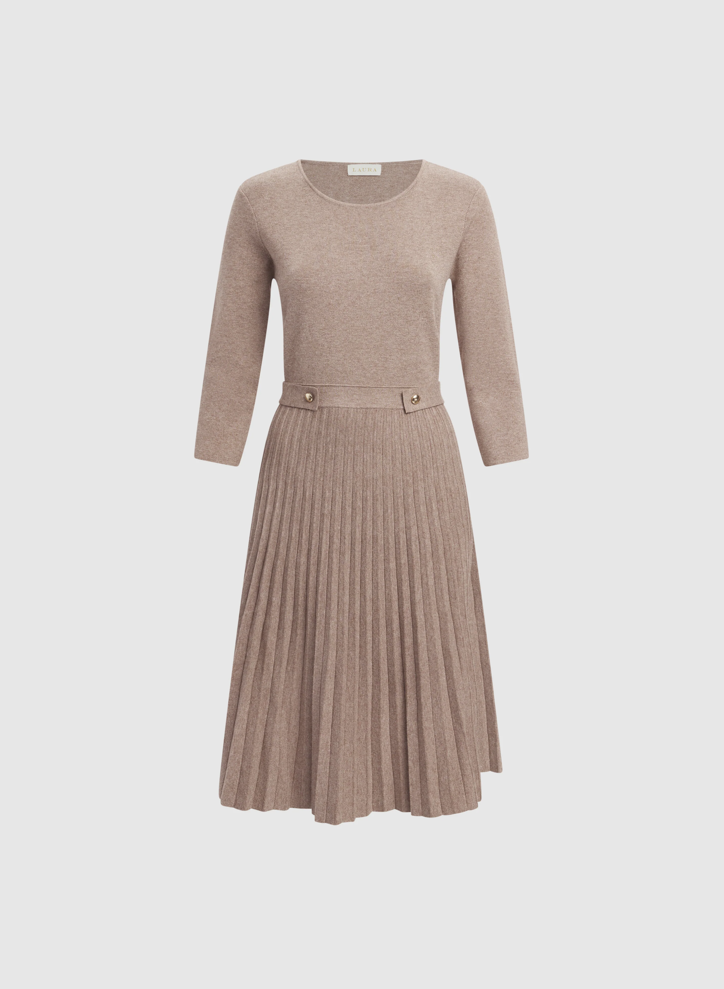Fit & Flare Knit Dress - Image 6
