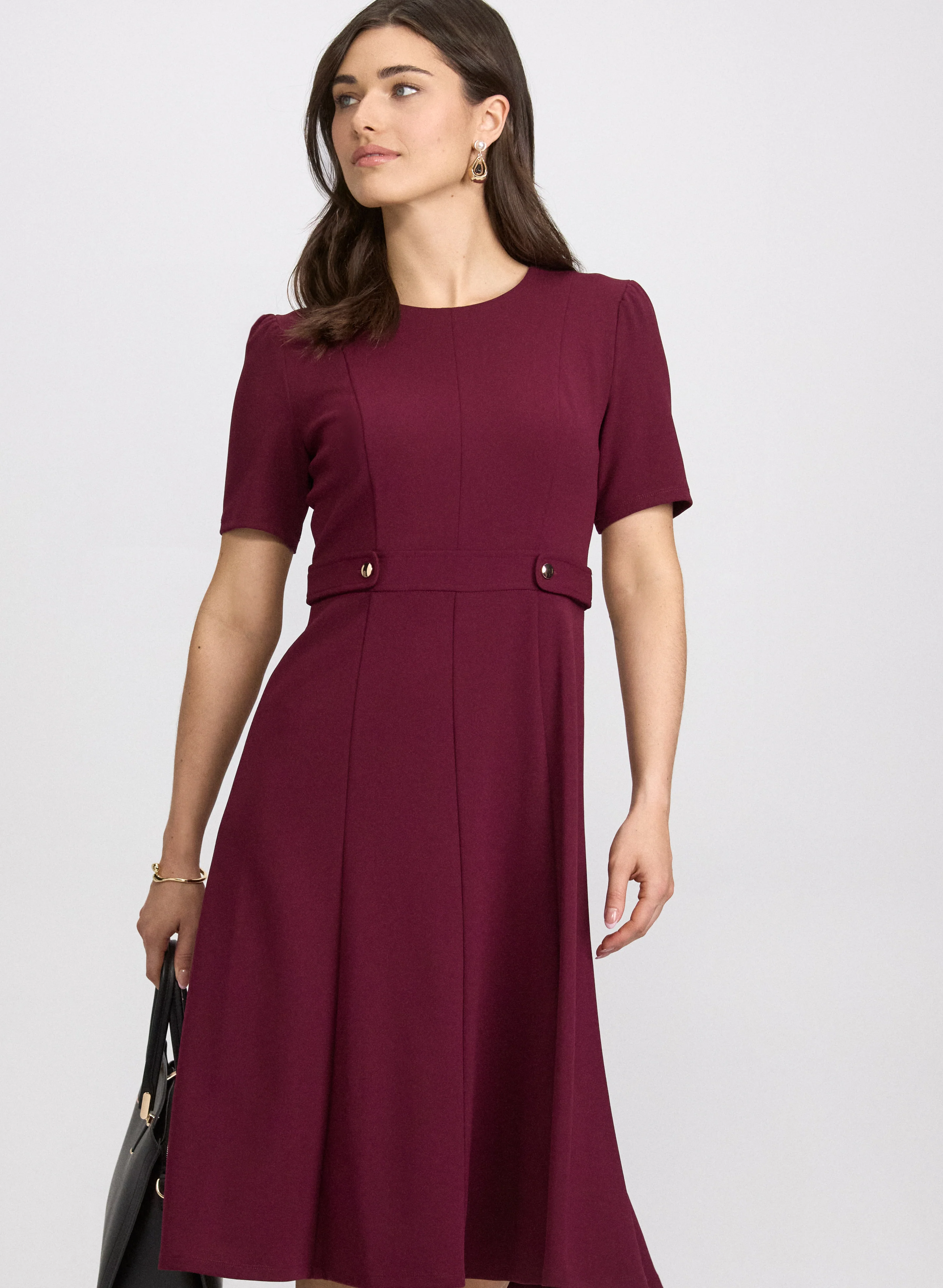 Fit & Flare Midi Dress - Image 5