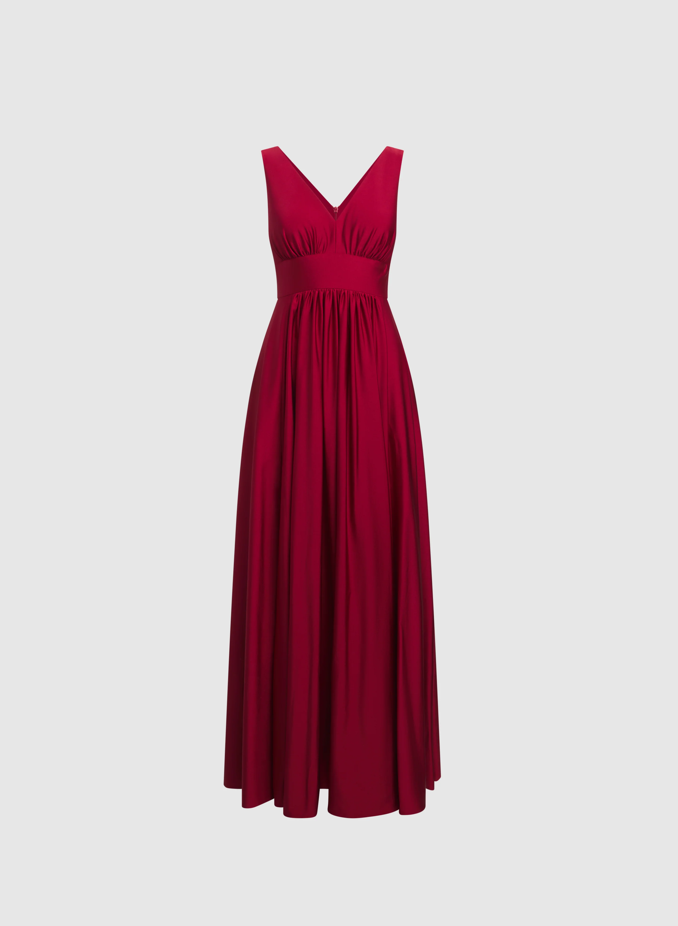 Fit & Flare V-Neck Dress - Image 6