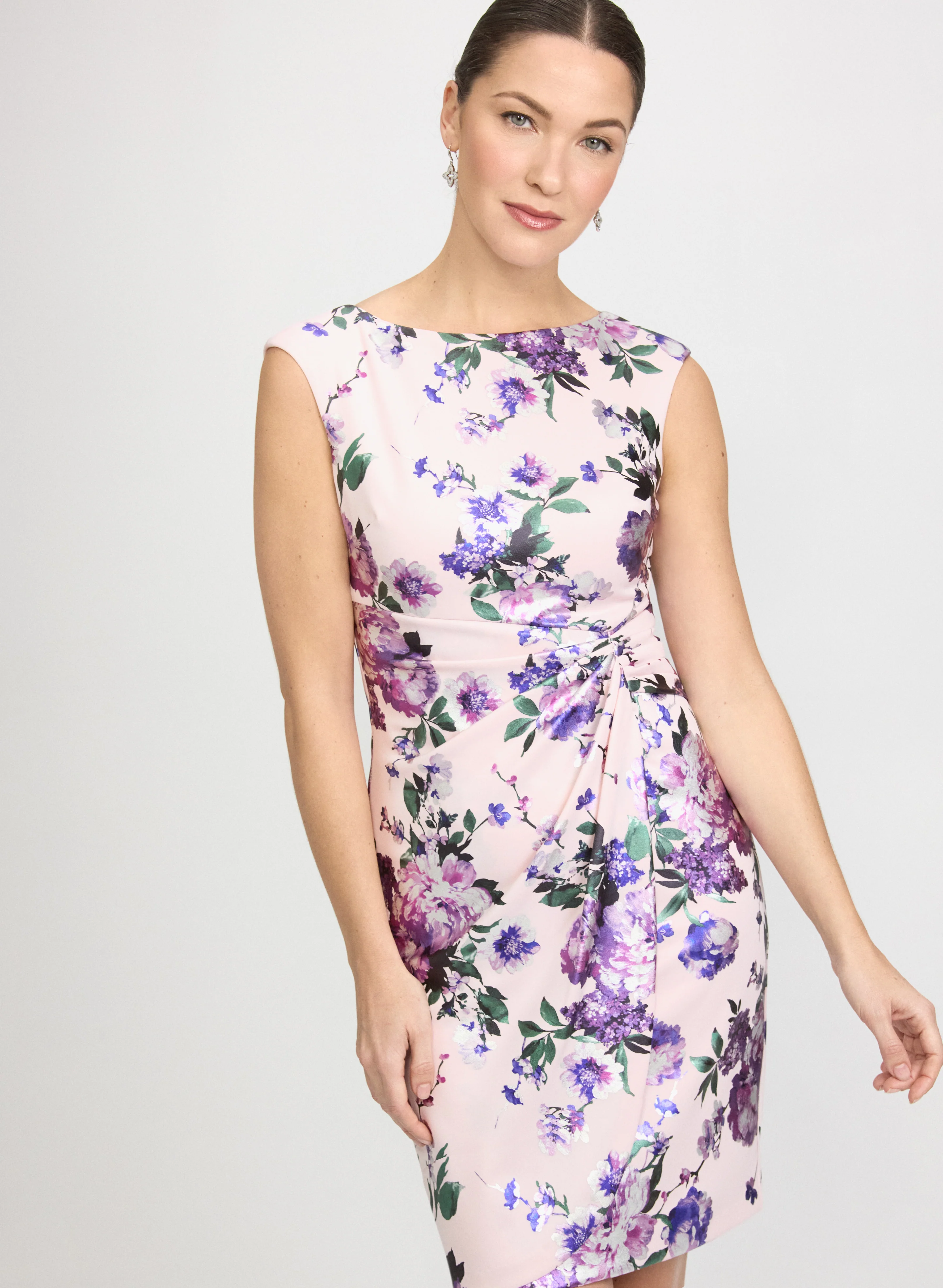Fitted Floral Dress - Image 7