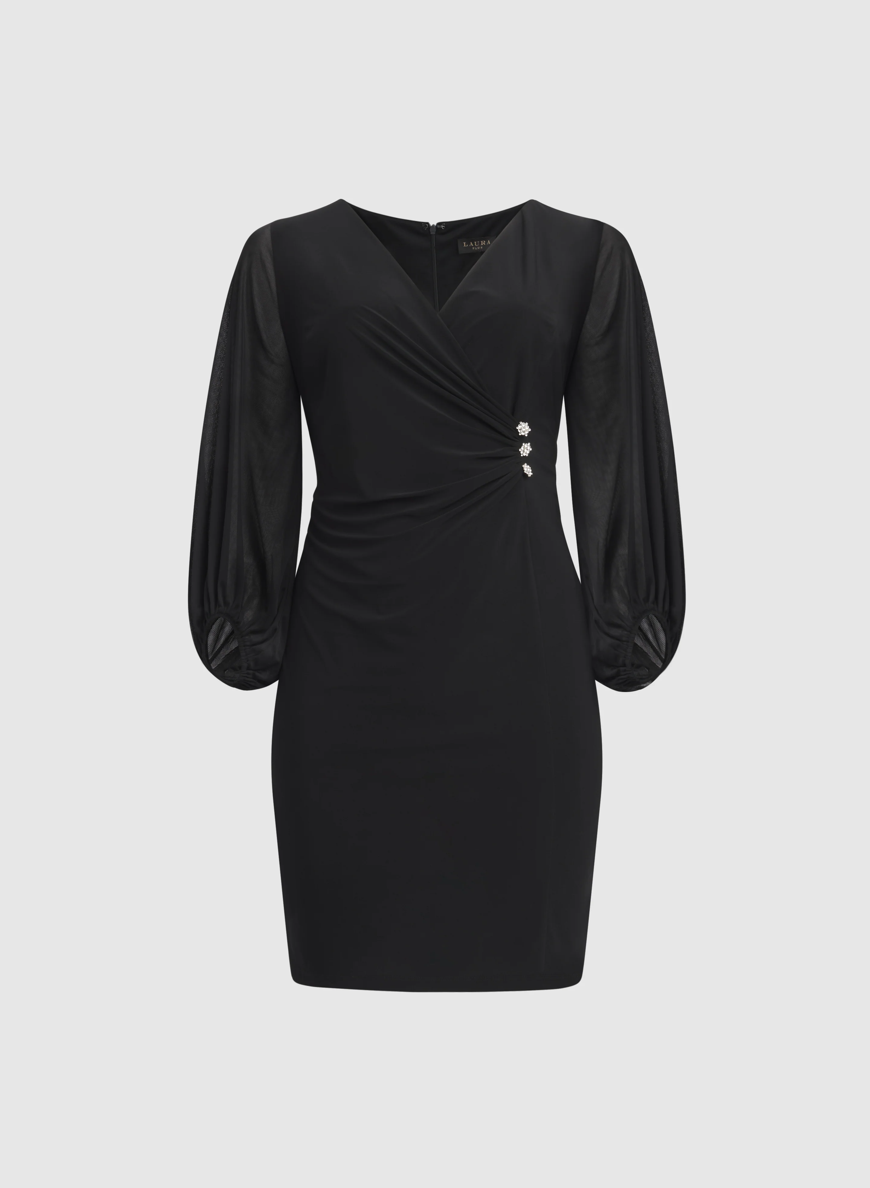 Fitted Jersey Dress - Image 6