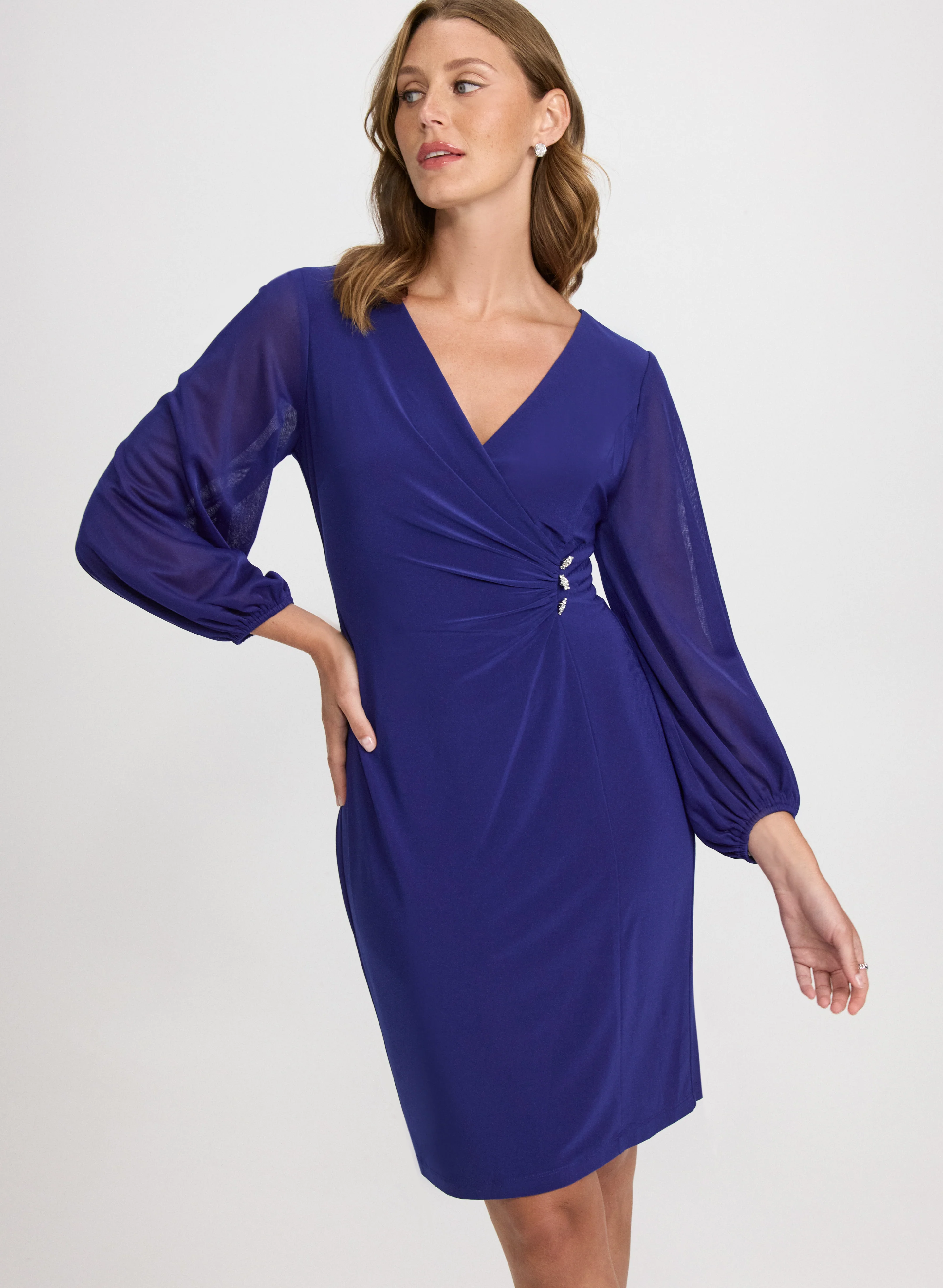 Fitted Jersey Dress - Image 4