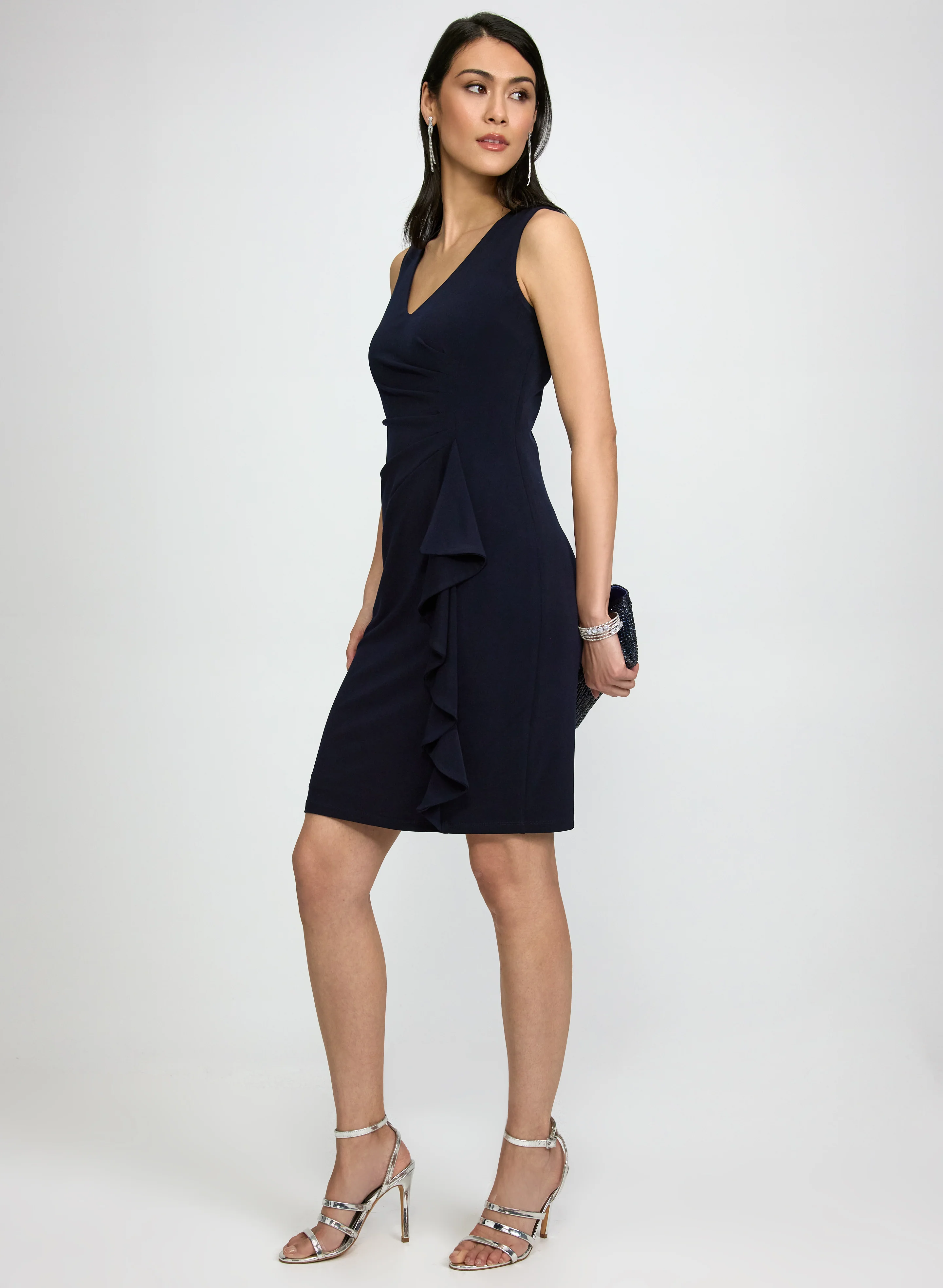 Fitted Jersey Dress - Image 2