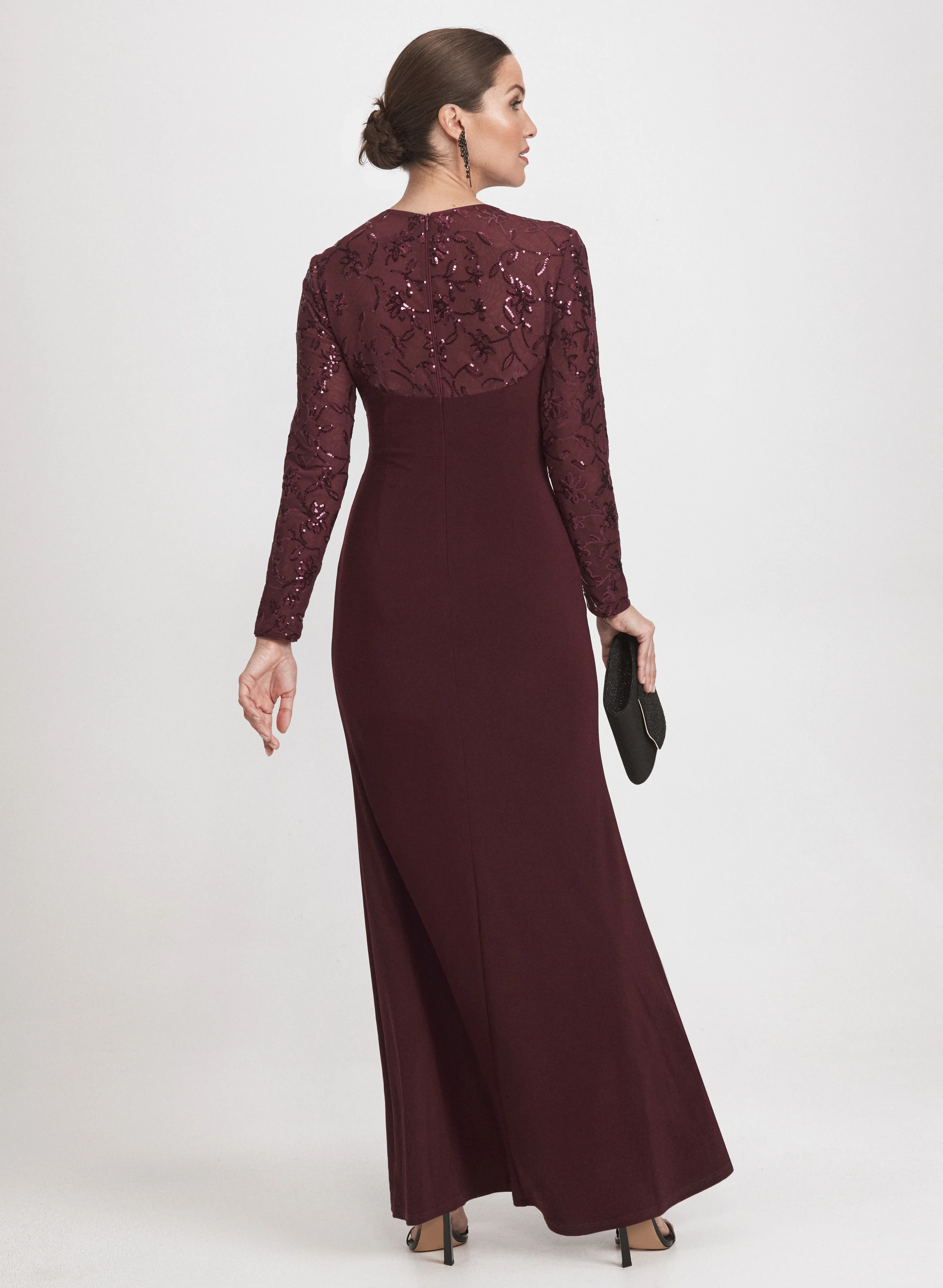 Fitted Jersey Dress - Image 2