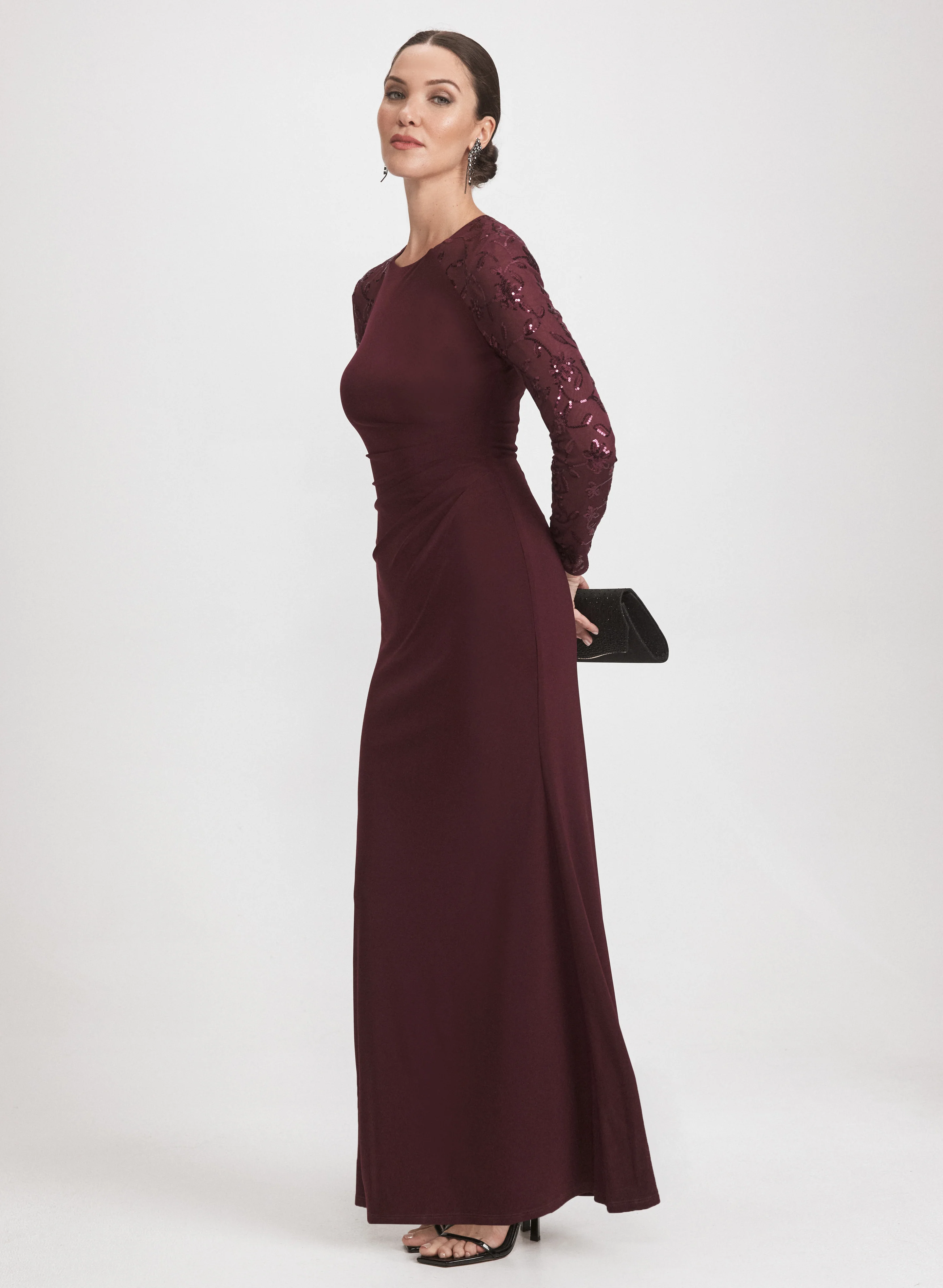 Fitted Jersey Dress - Image 3
