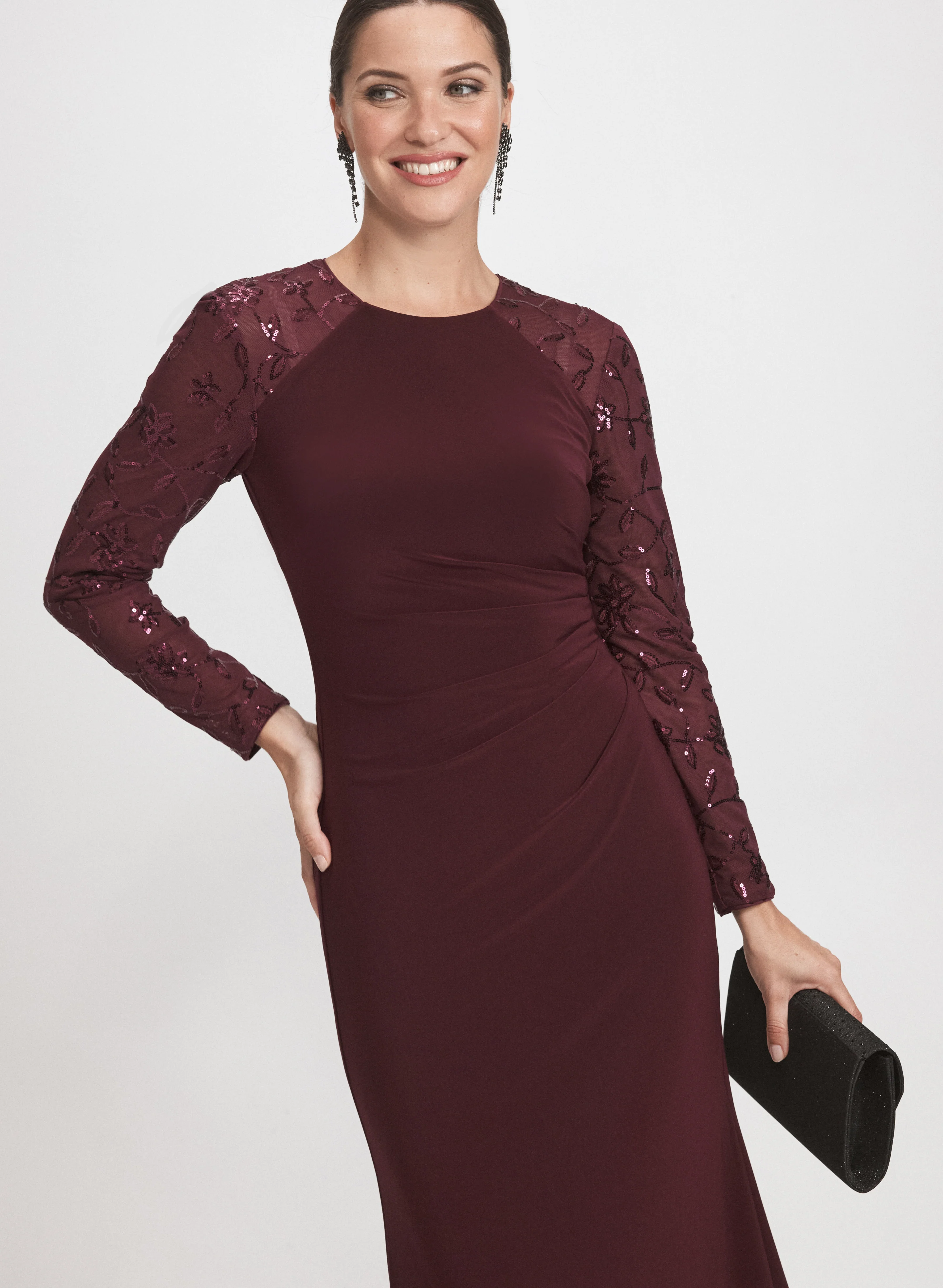Fitted Jersey Dress - Image 4