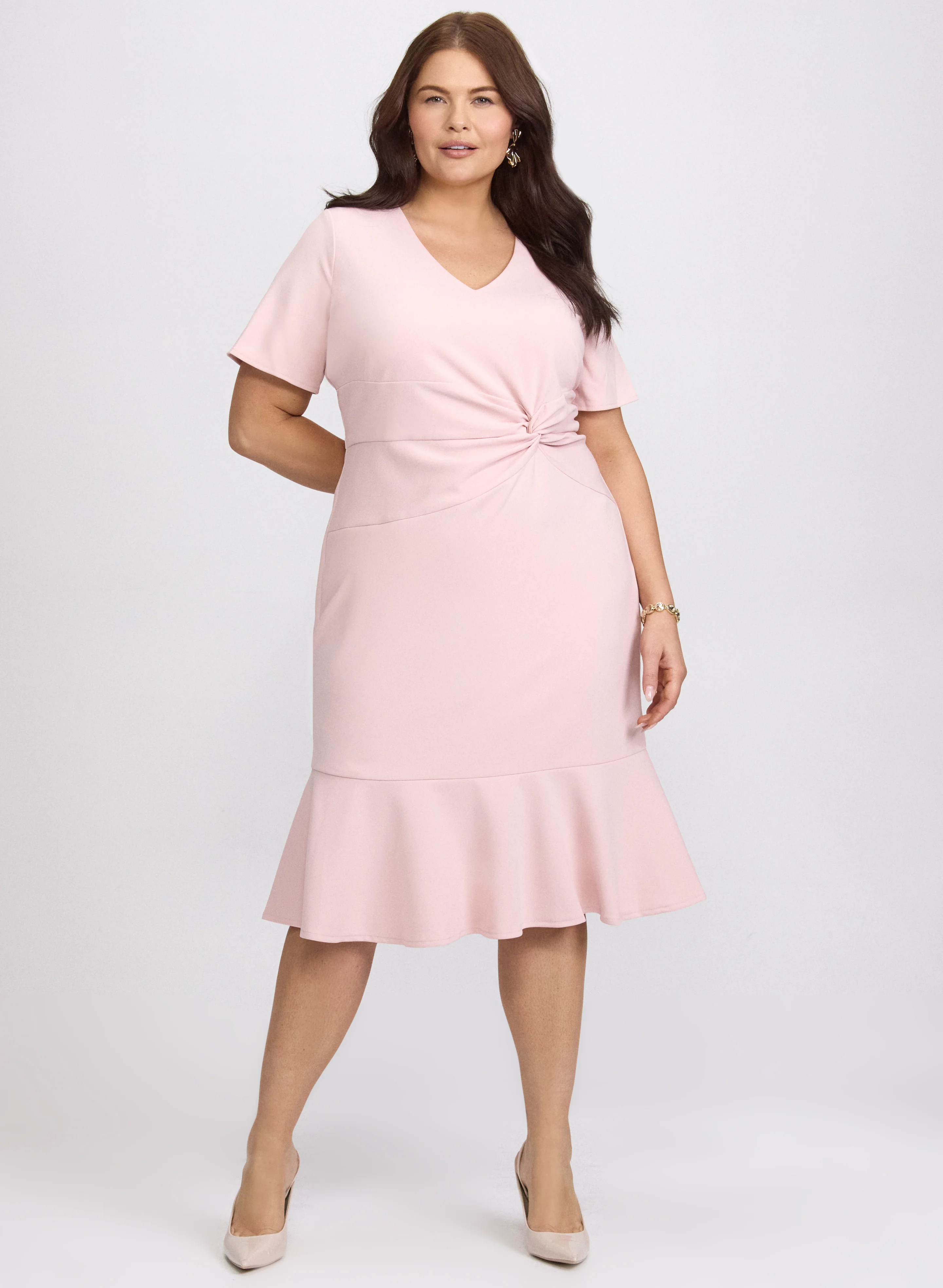 Flared Hem Dress