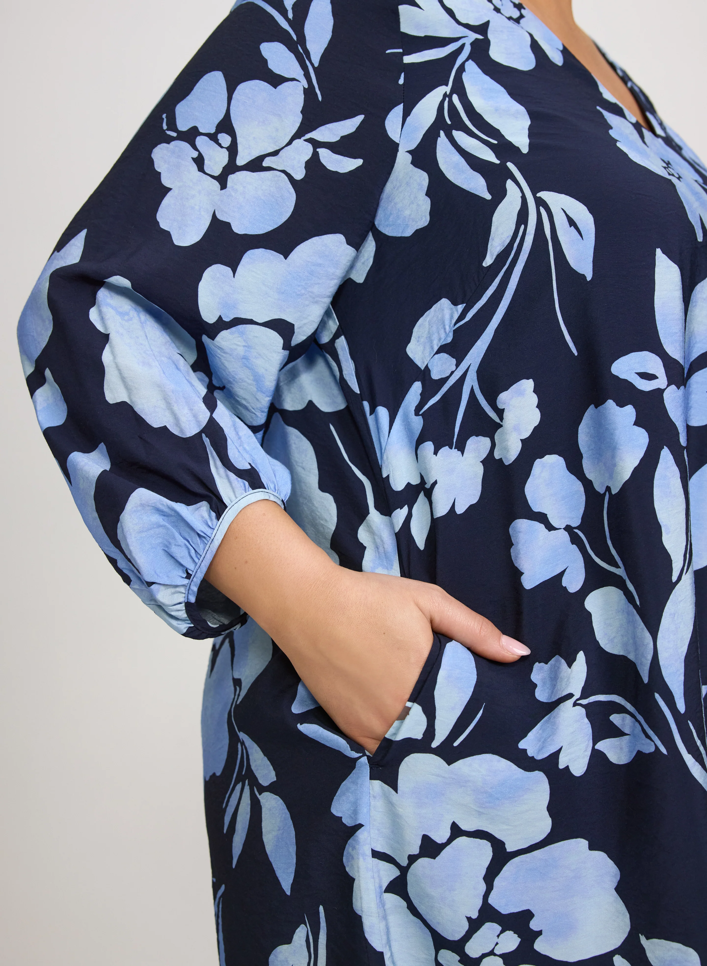 Floral A-Line Dress - Image 5