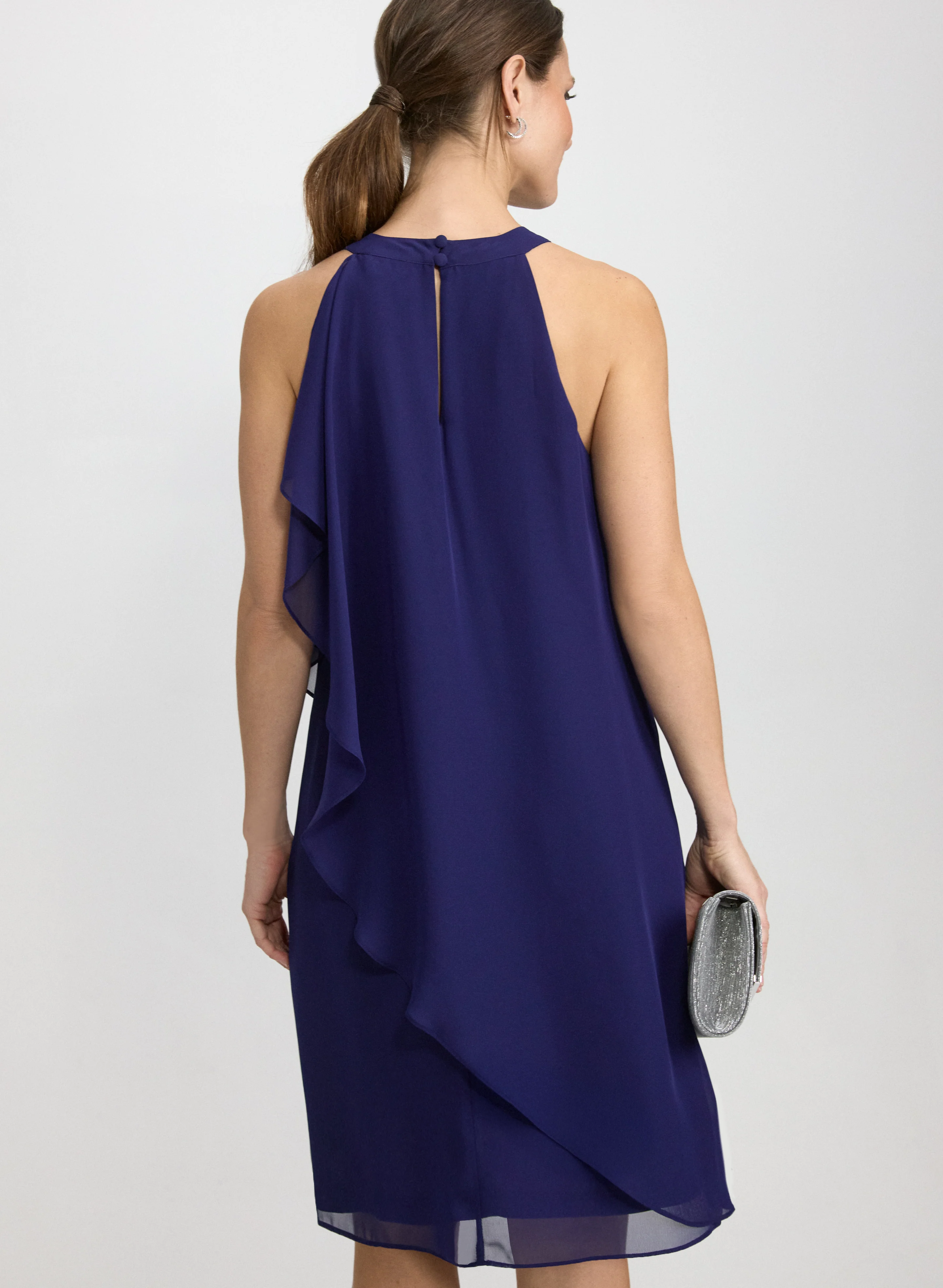 Chiffon A-Line Dress - Image 3