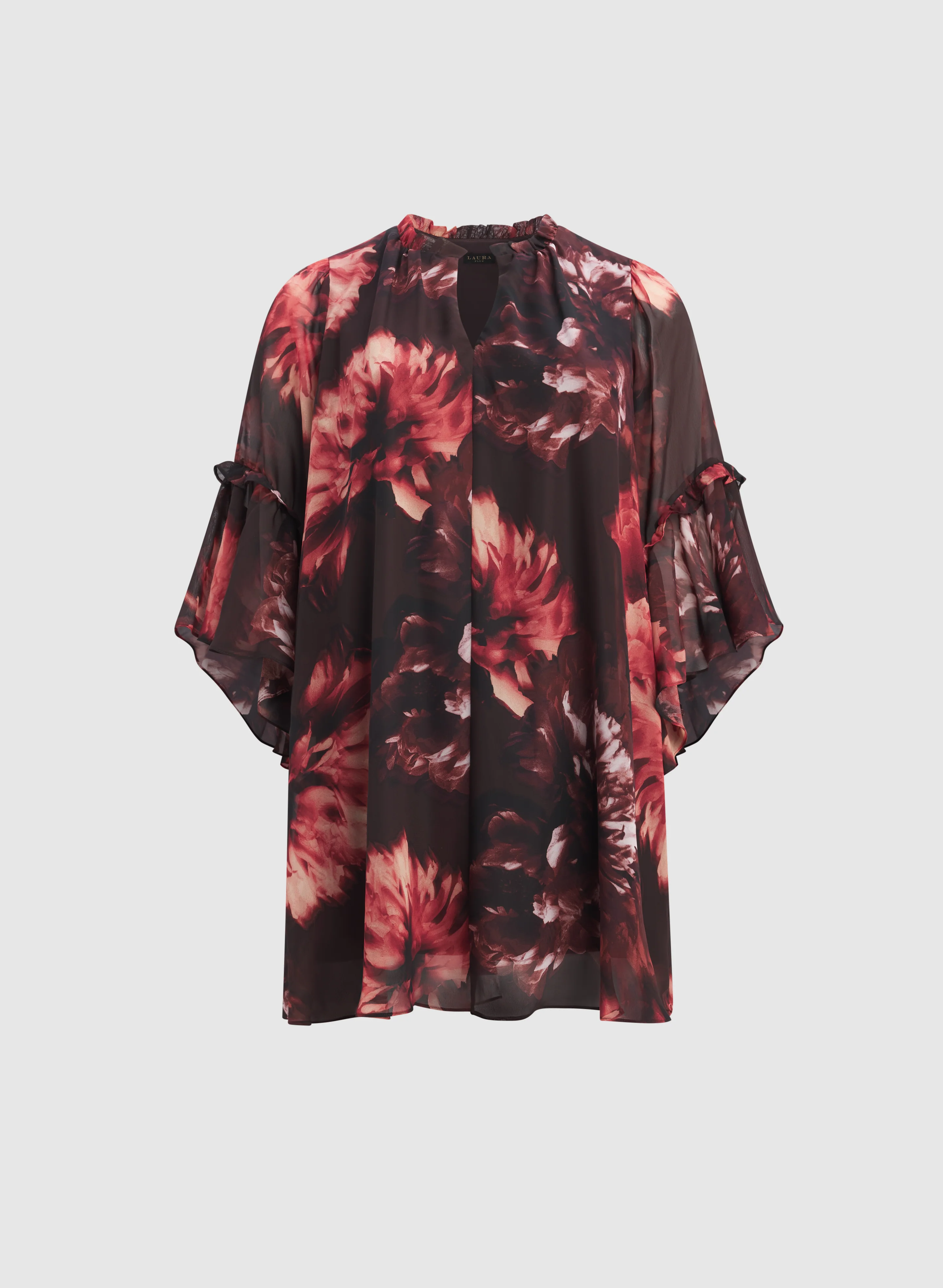 Floral Bell Sleeve Dress - Image 6