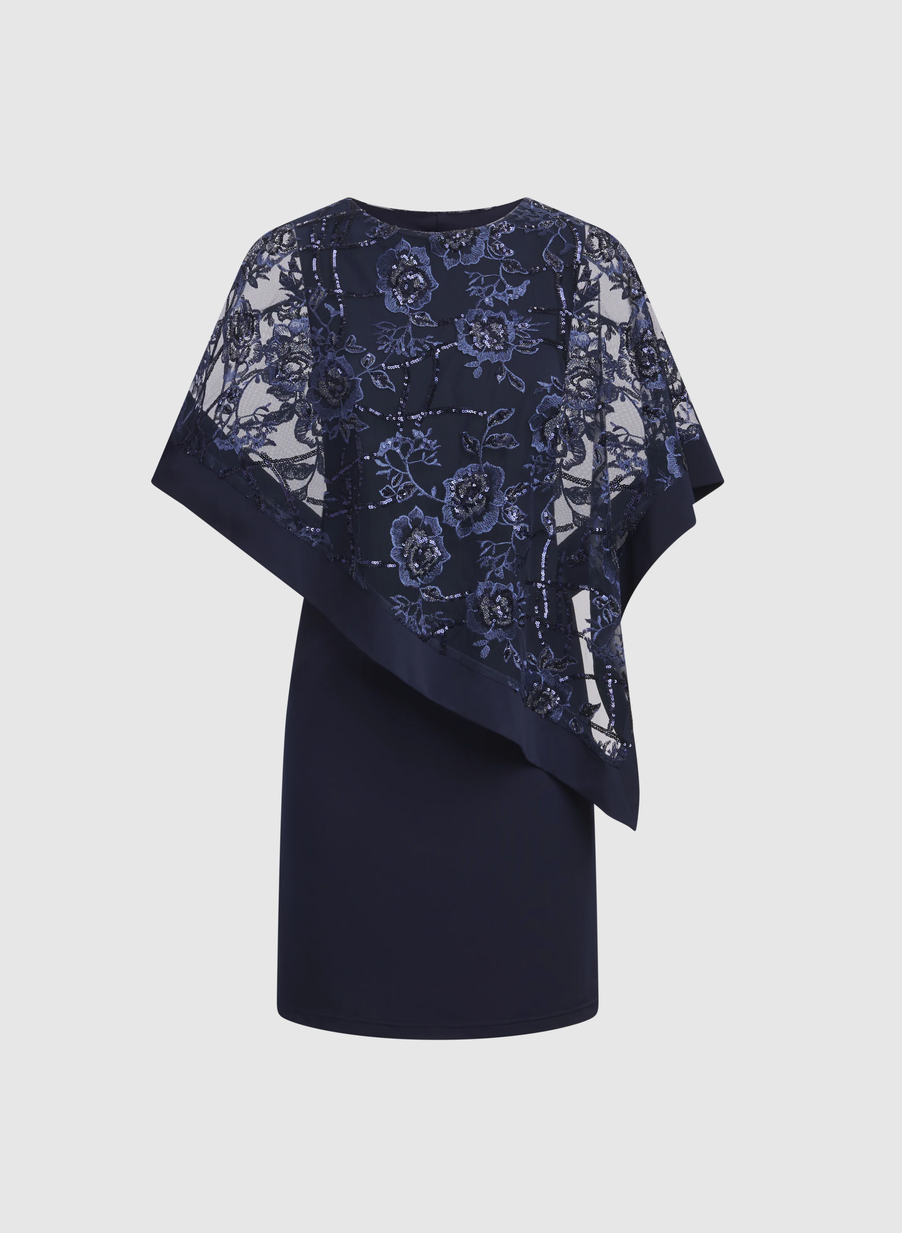 Floral Capelet Dress - Image 6