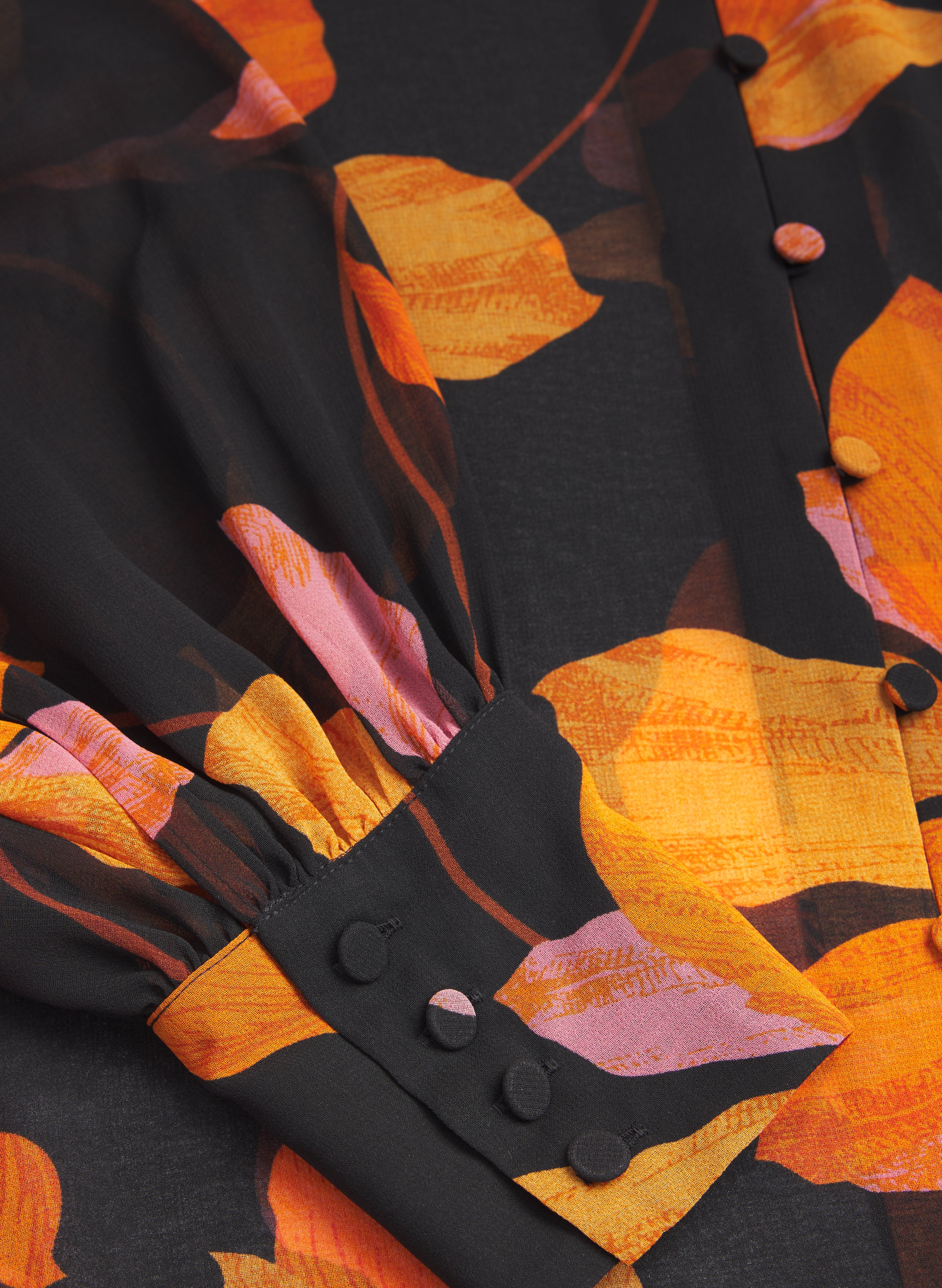 Floral Chiffon Blouse - Image 7