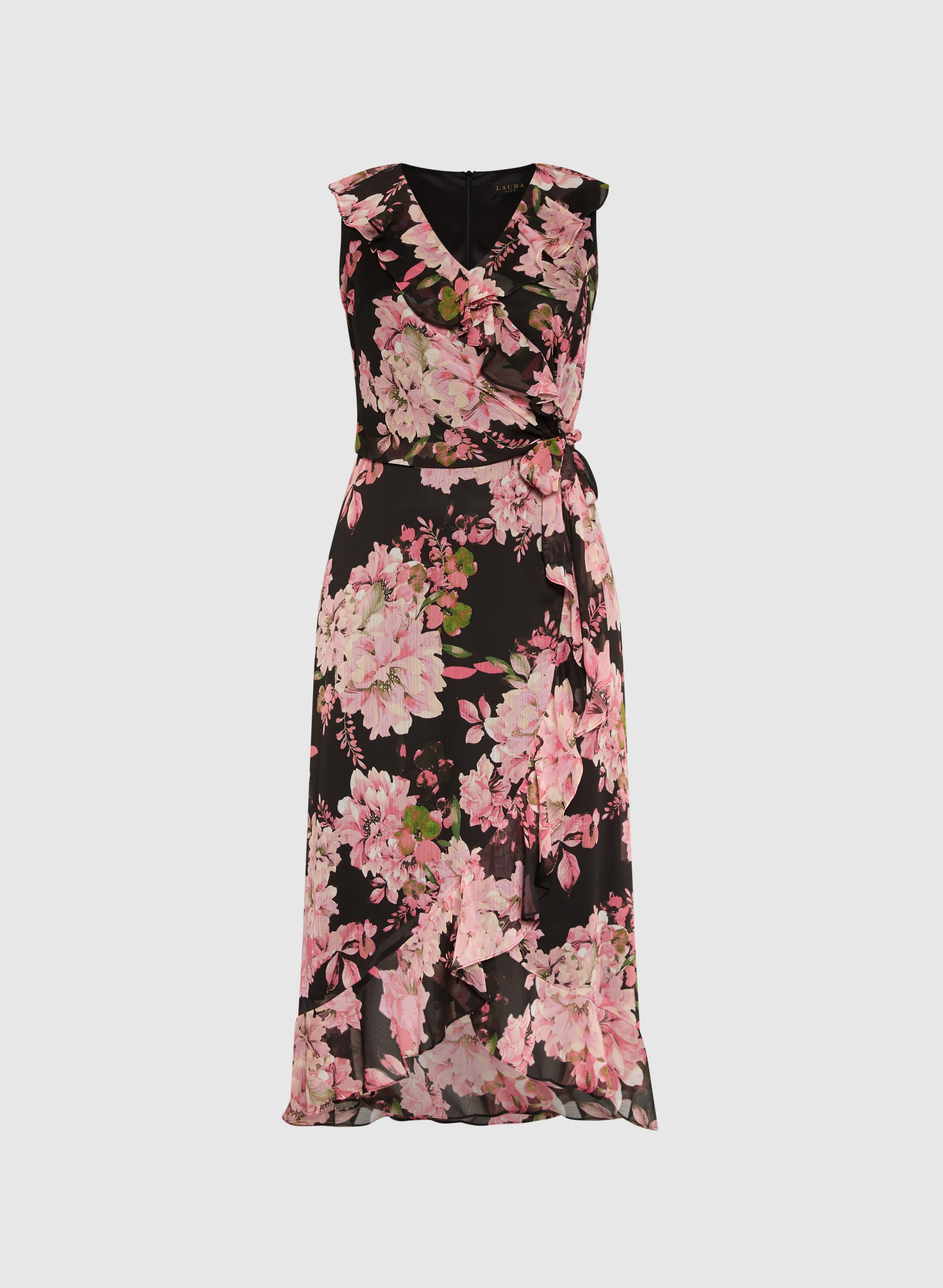 Floral Chiffon Dress - Image 5