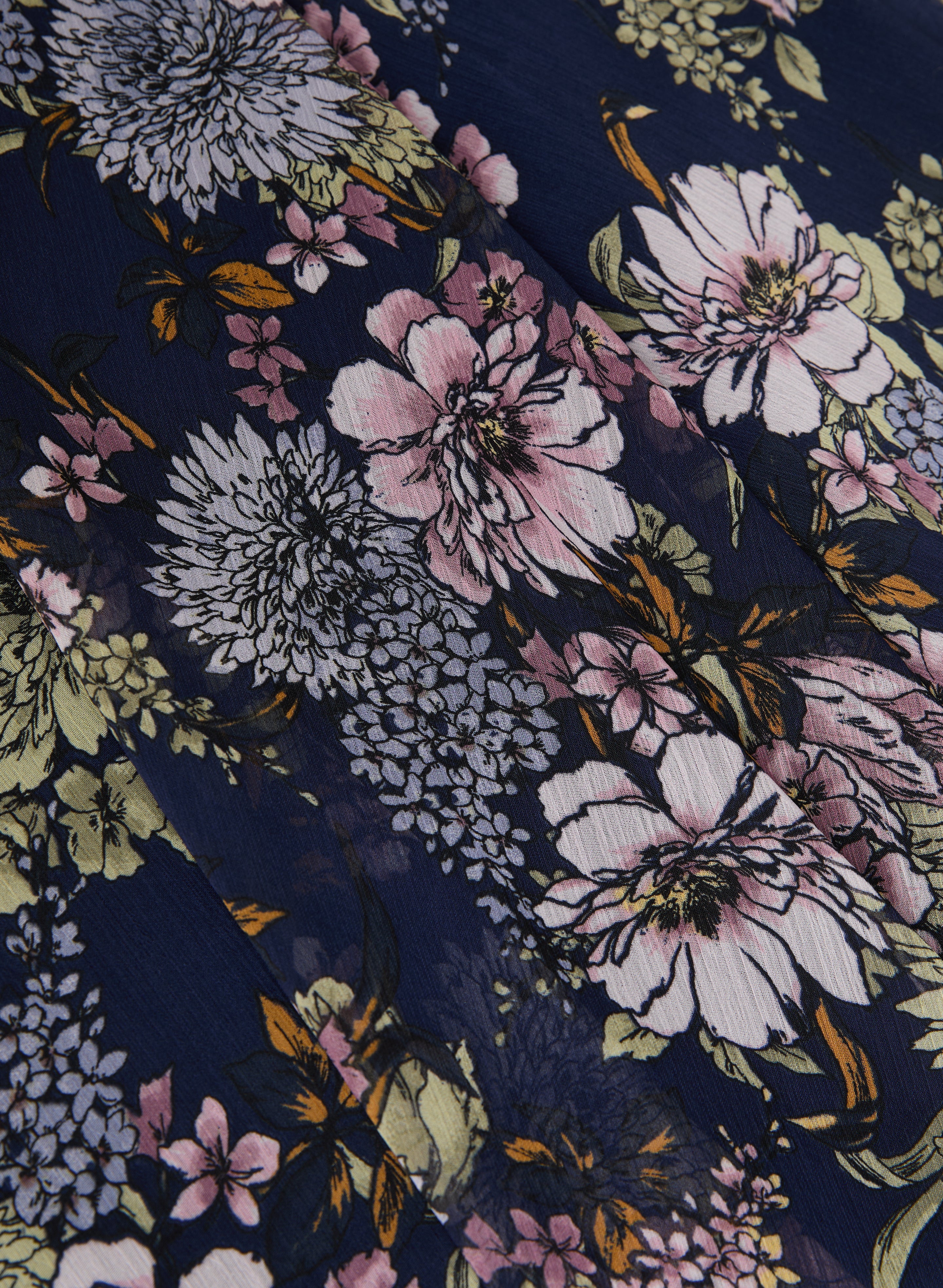 Floral Chiffon Dress - Image 7