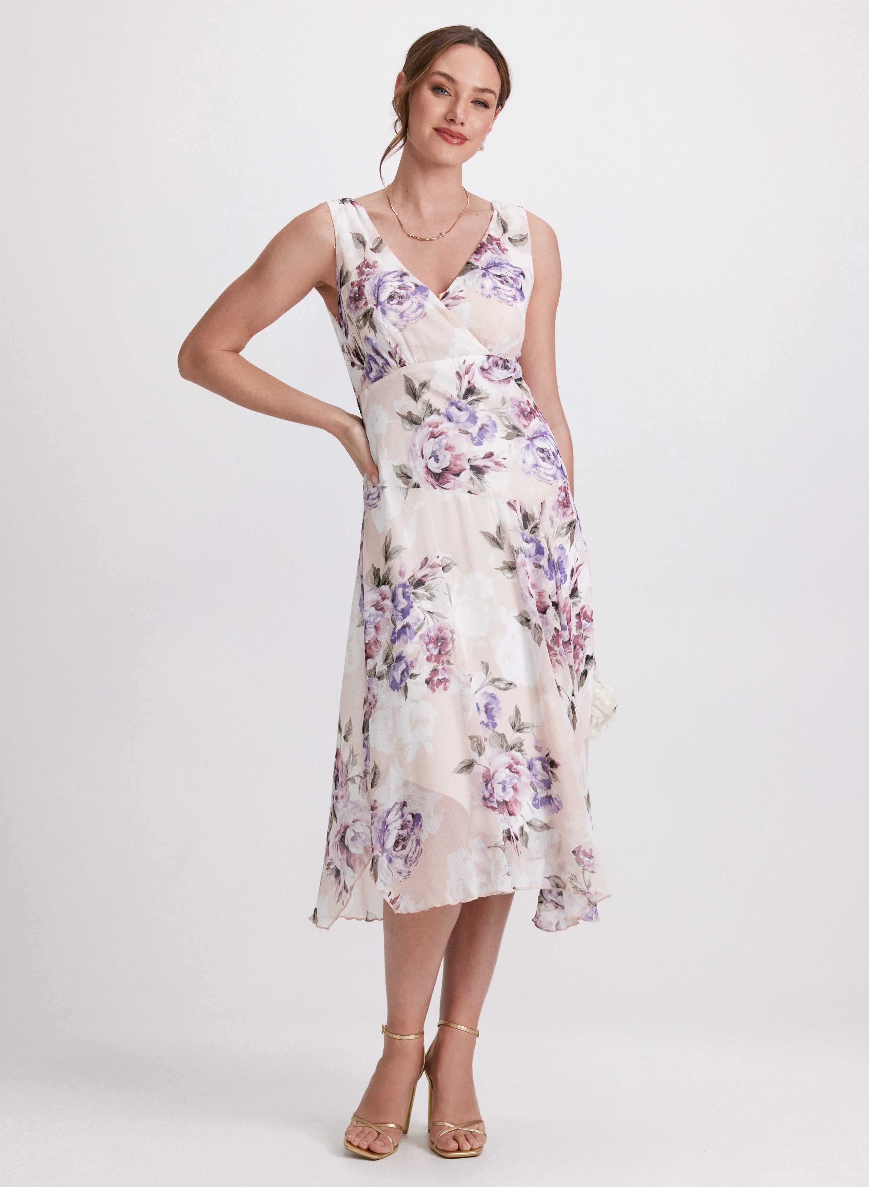Floral Chiffon Dress