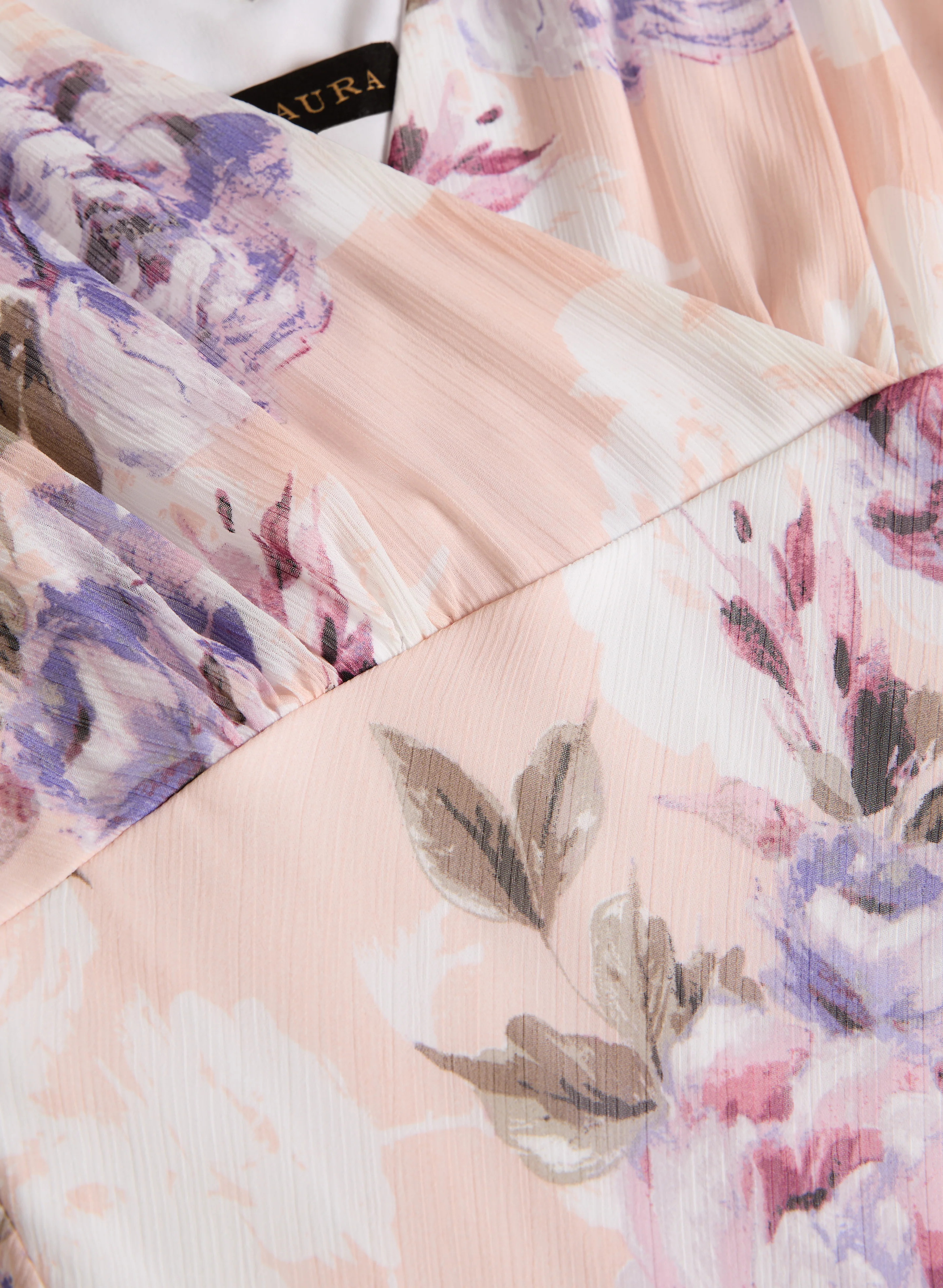 Floral Chiffon Dress - Image 6