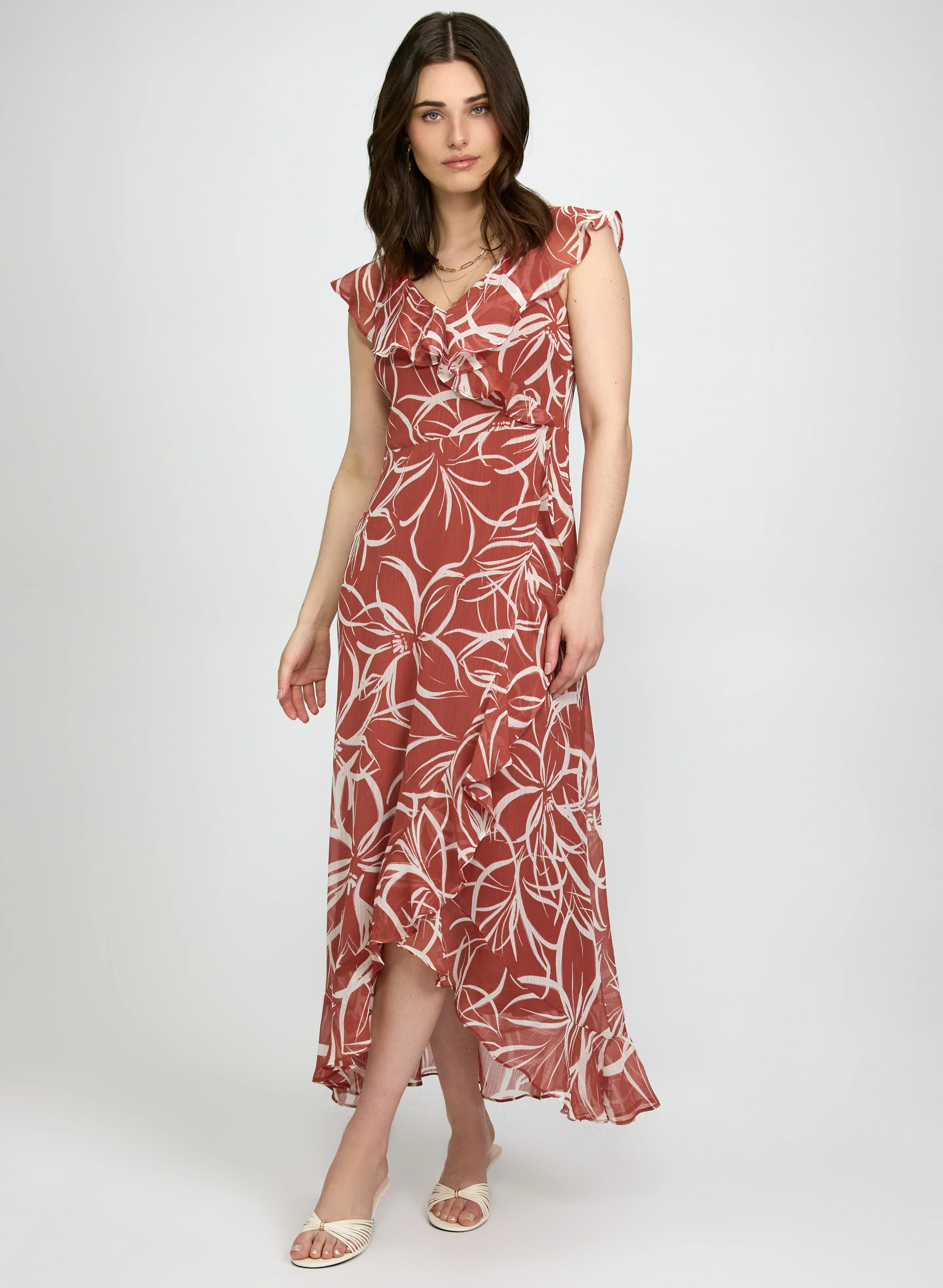 Floral Chiffon Dress