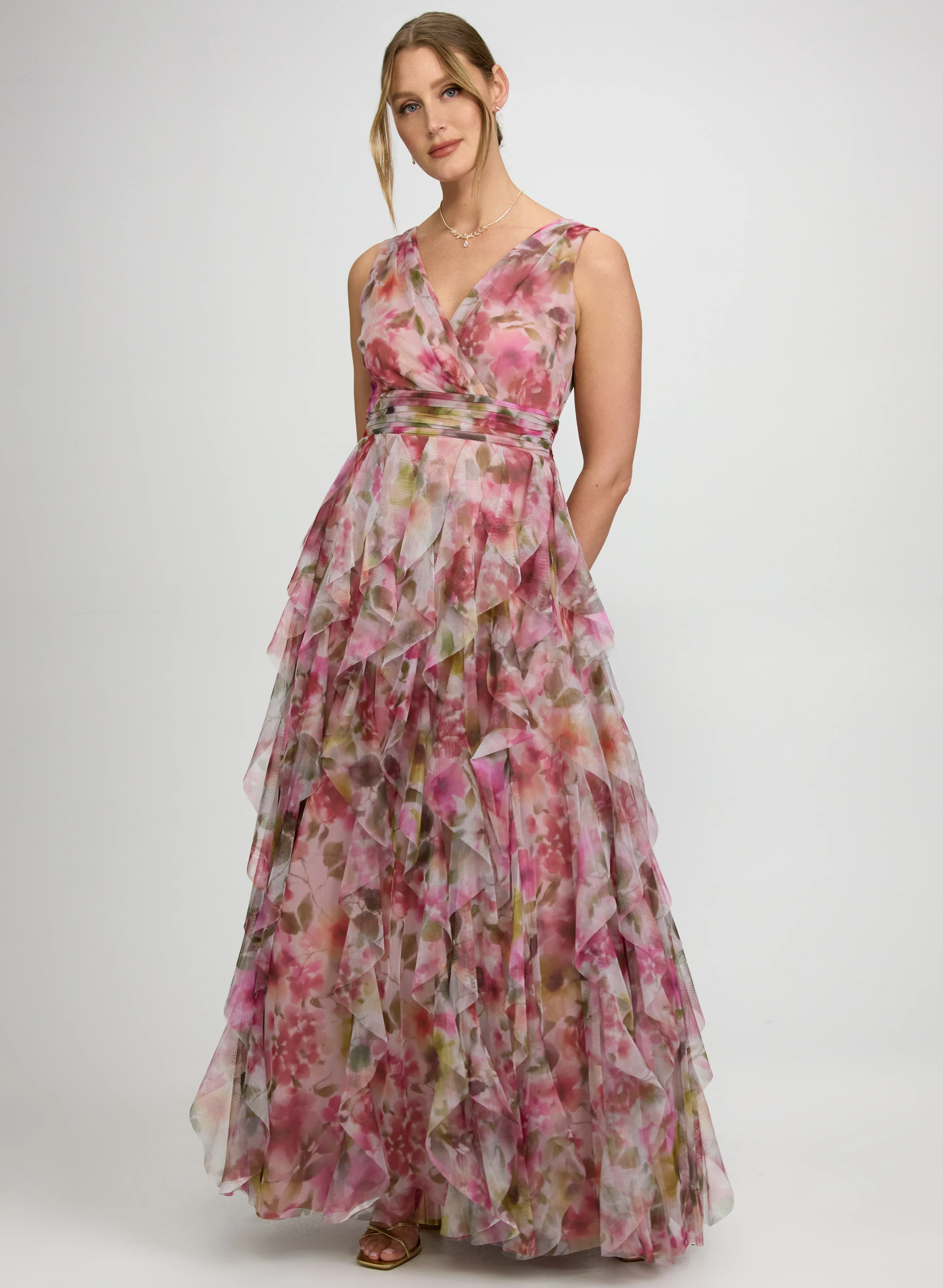 Floral Chiffon Dress